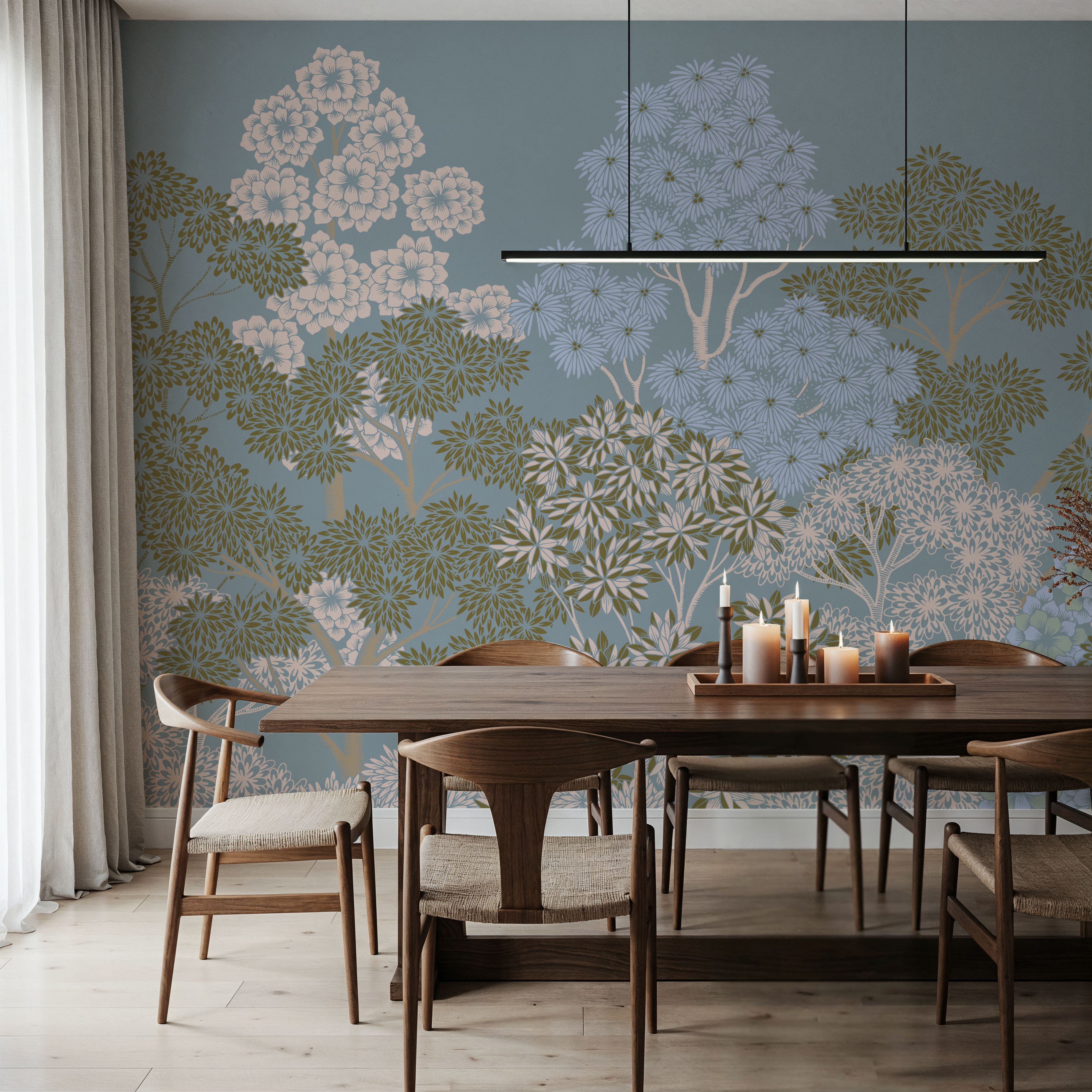 Overleaf Woodland, French Blue