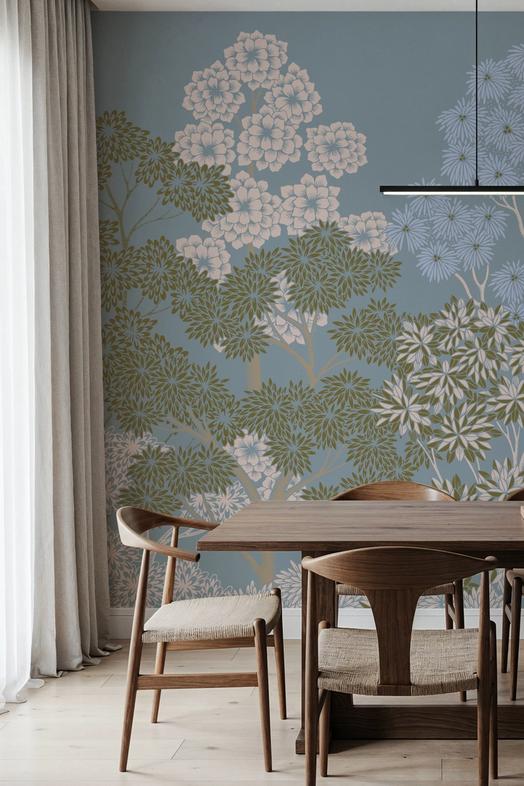 Overleaf Woodland, French Blue