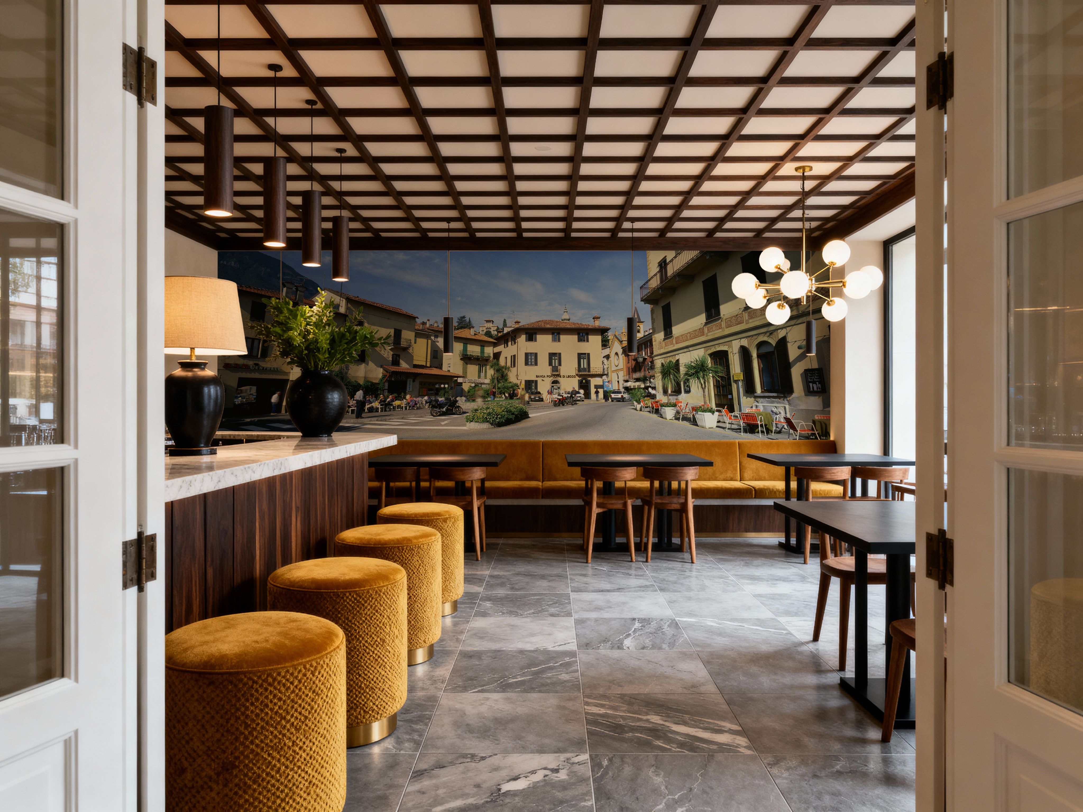 Sunny Italian Piazza