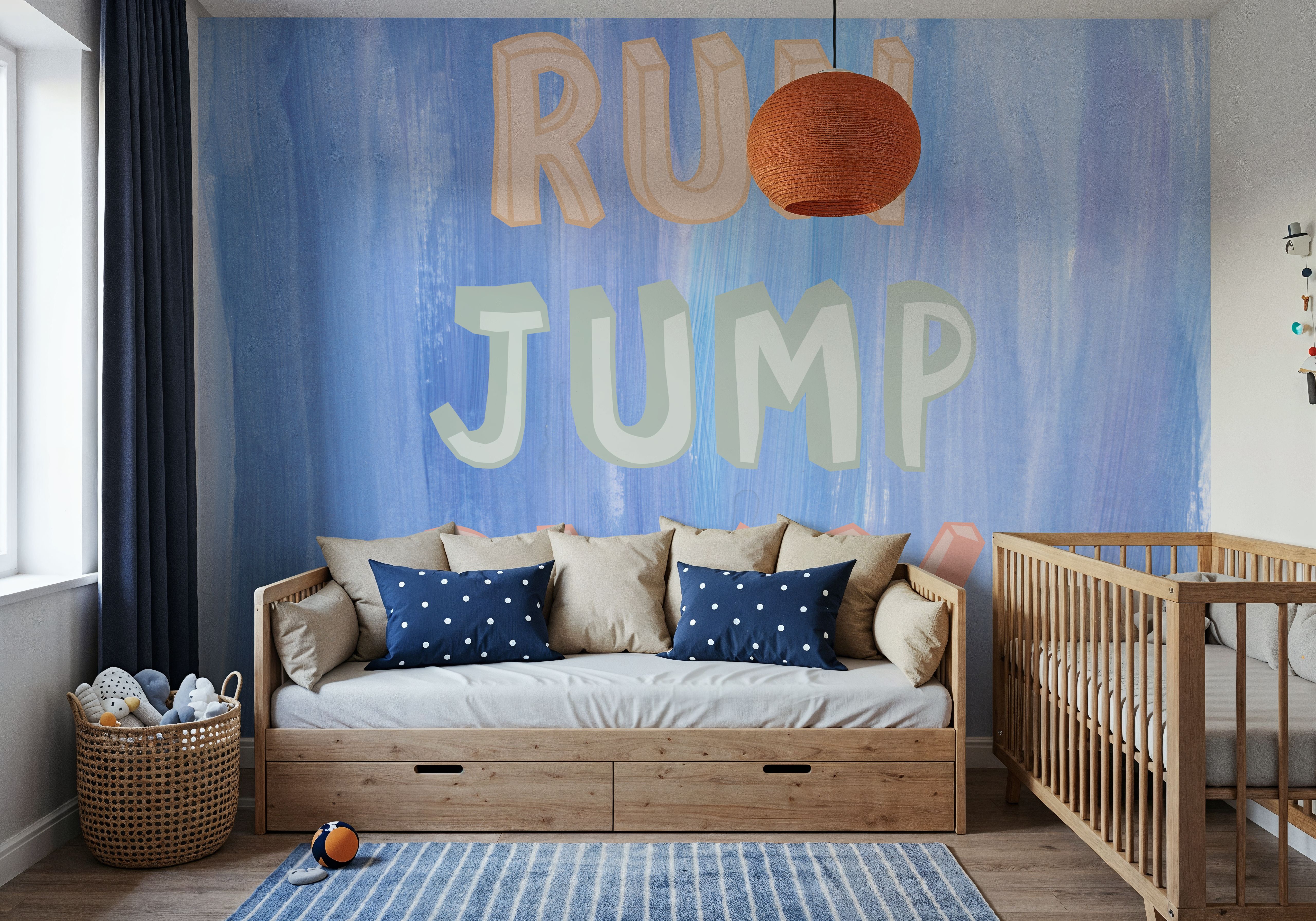 Run Jump Play, Wallpaper