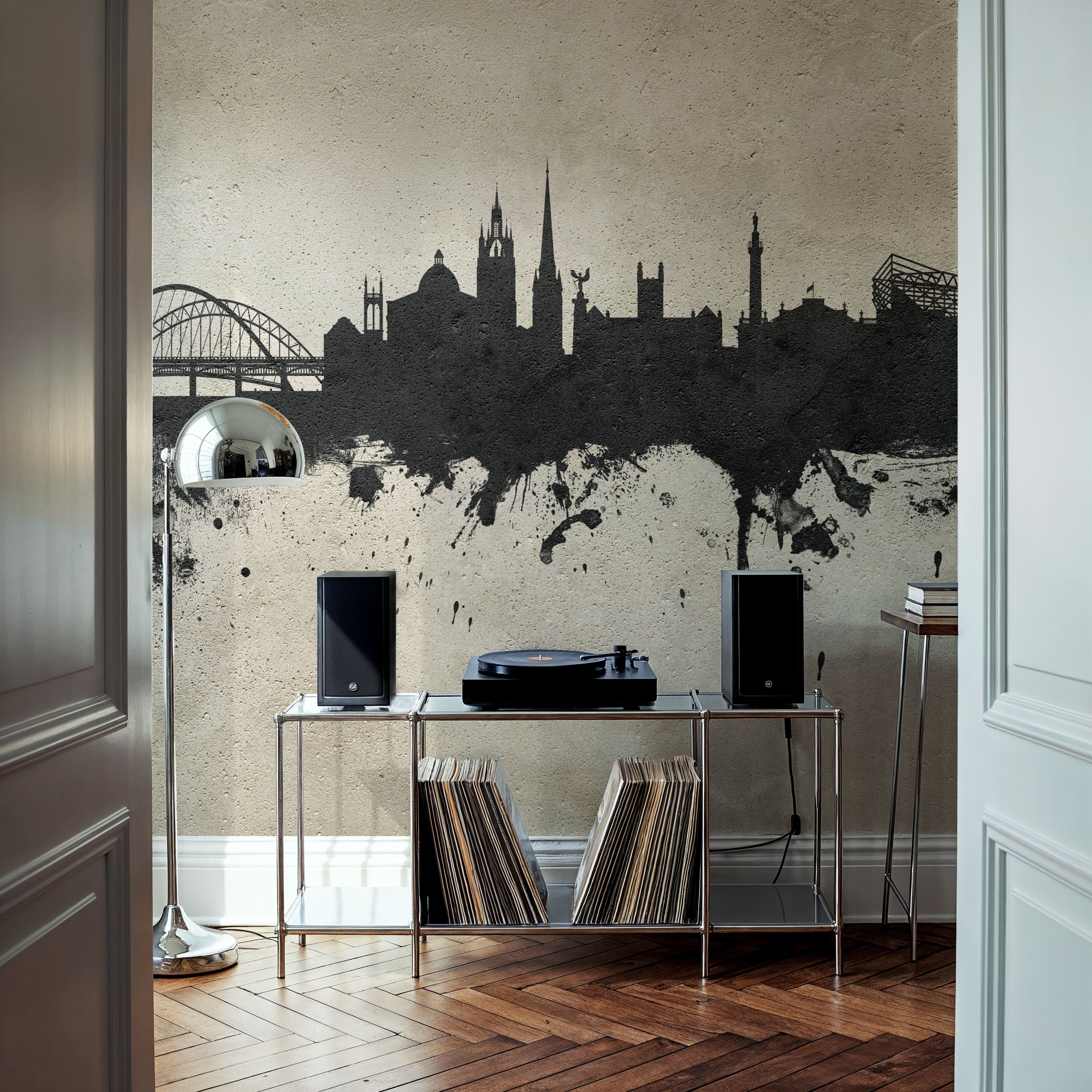 Newcastle England Skyline Concrete