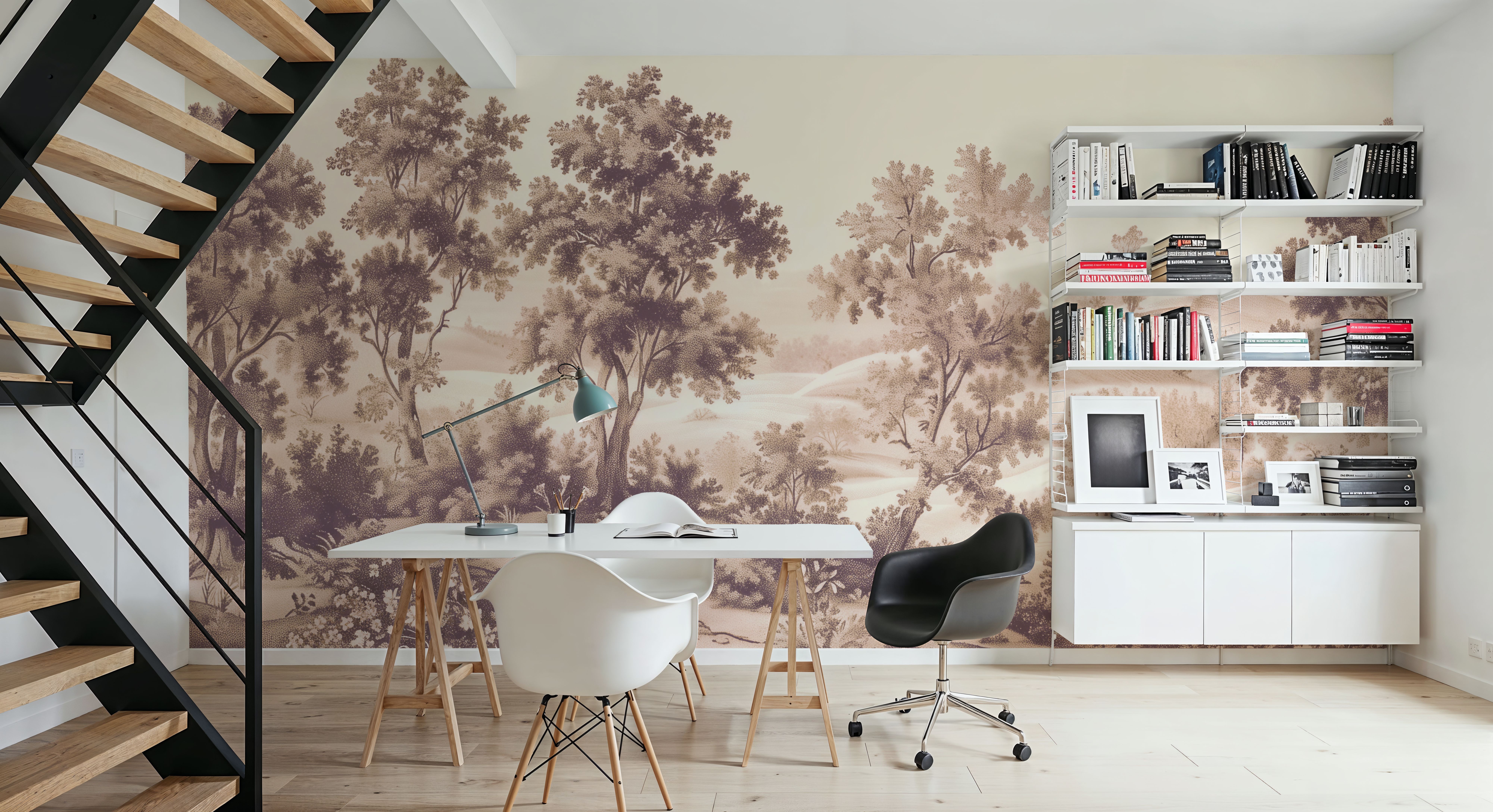 Pastoral Toile, Maple Beige