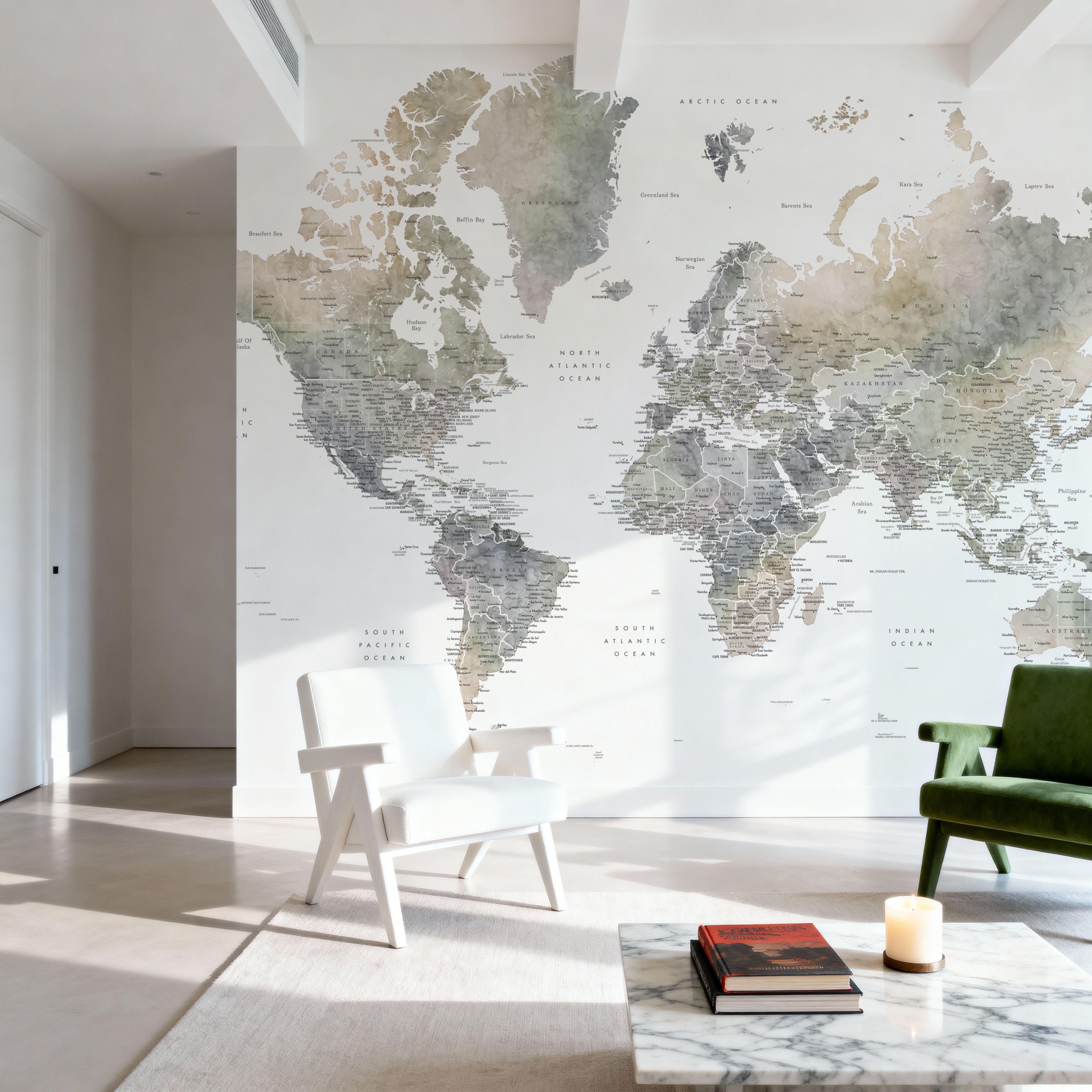 World Map Cities - Habiki