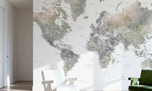 World Map Cities - Habiki