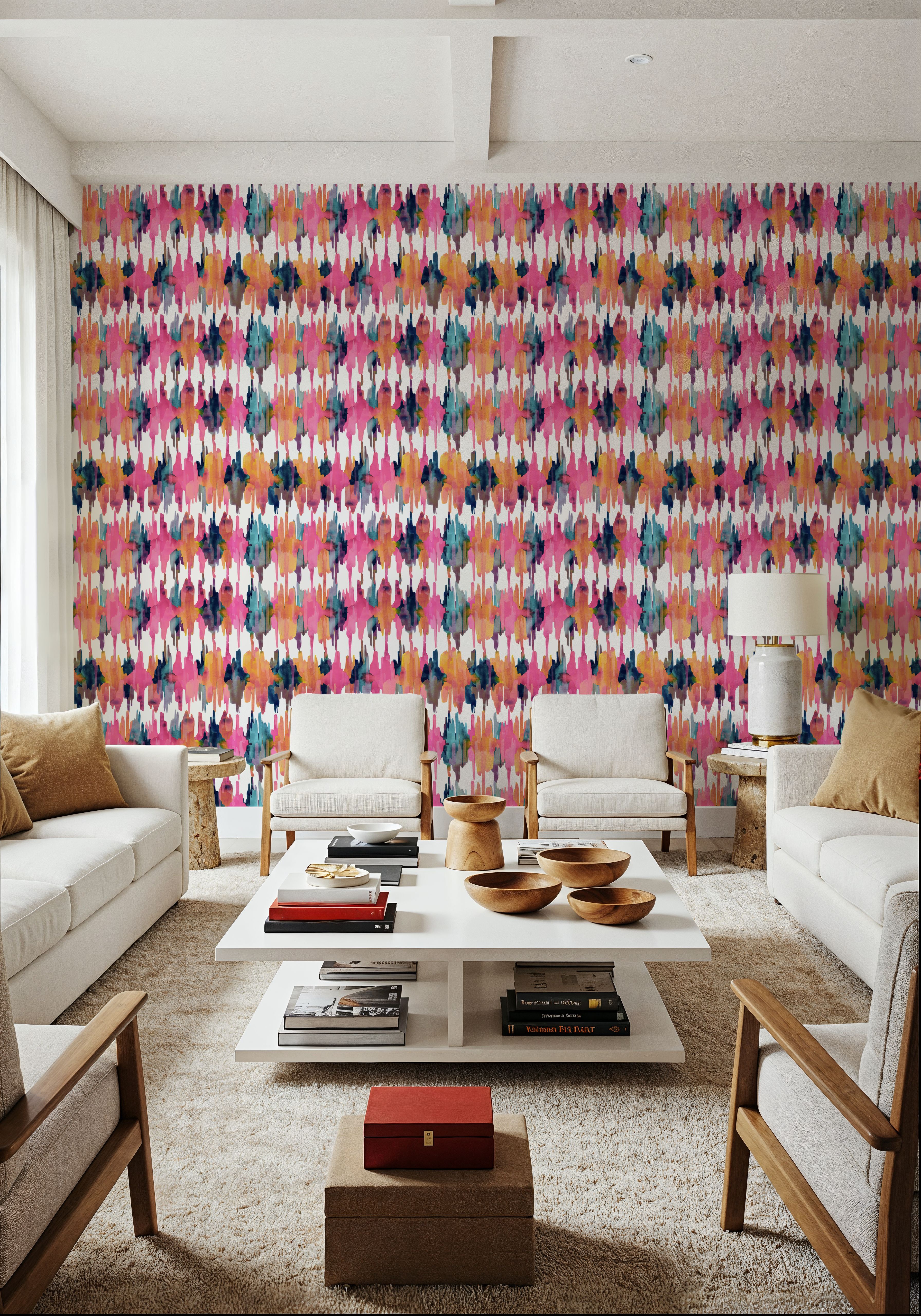 Rose Quarts Ikat