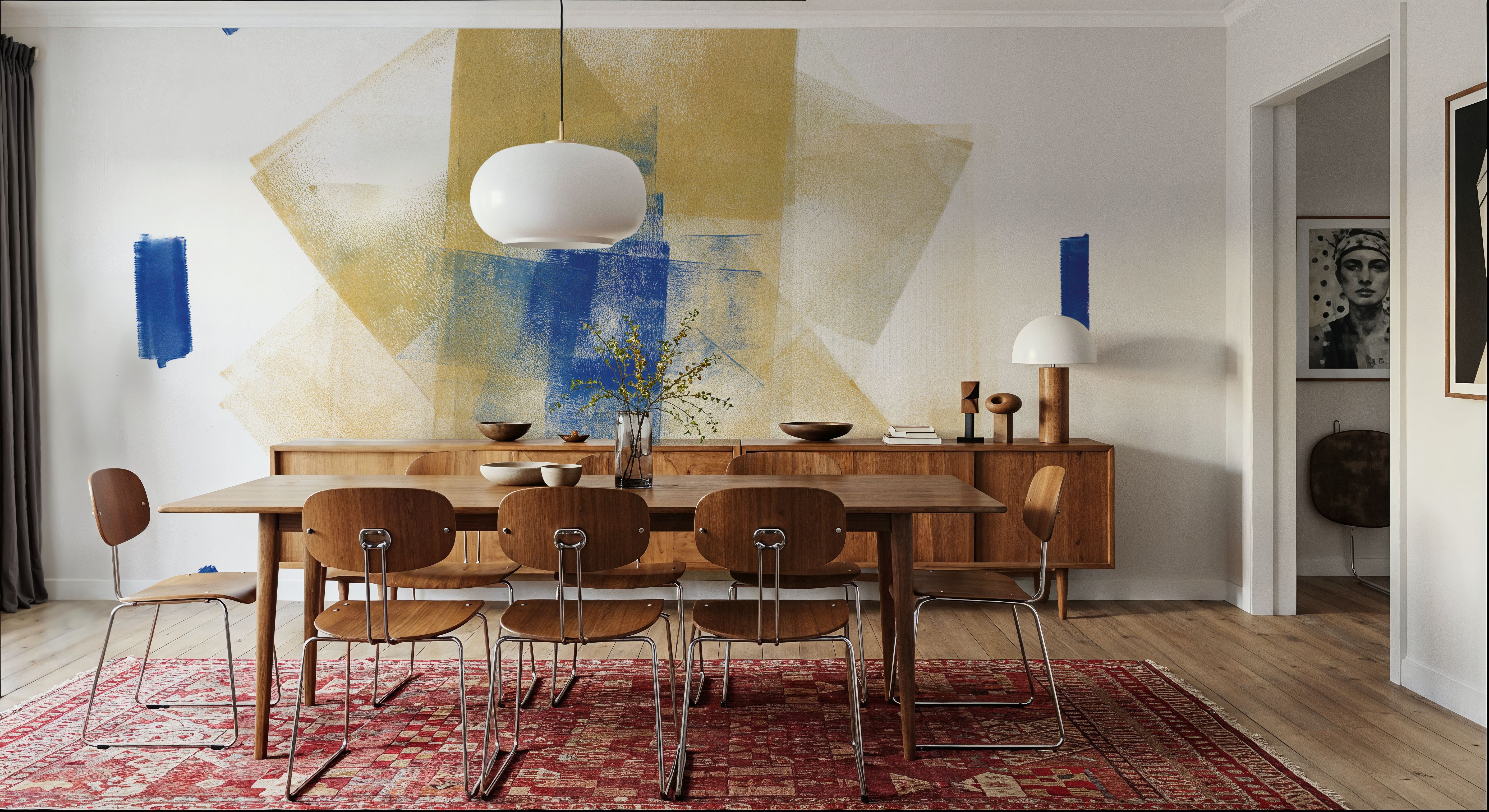 Blue and Bright Abstract