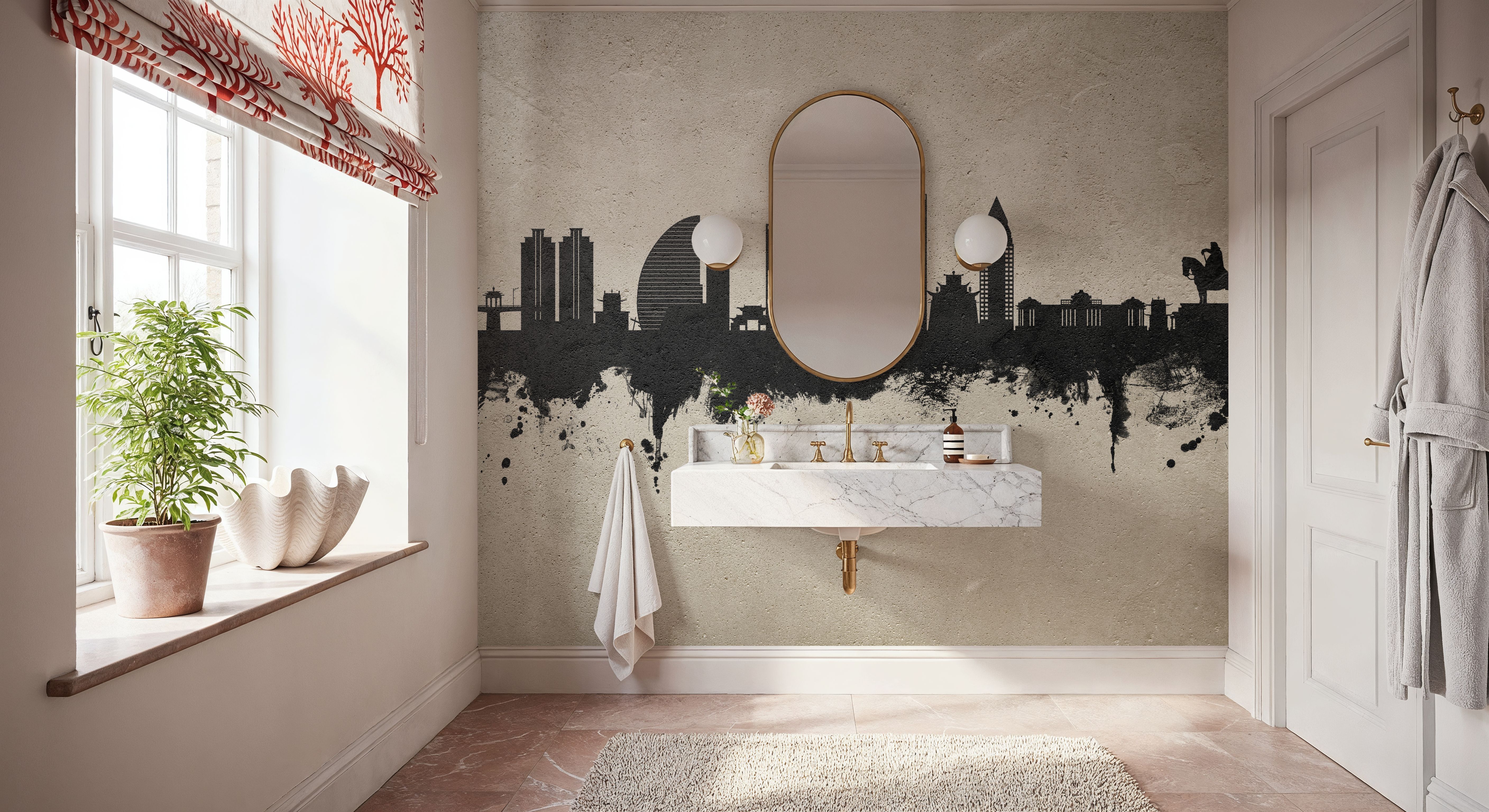 Ulaanbaatar Mongolia Skyline Concrete