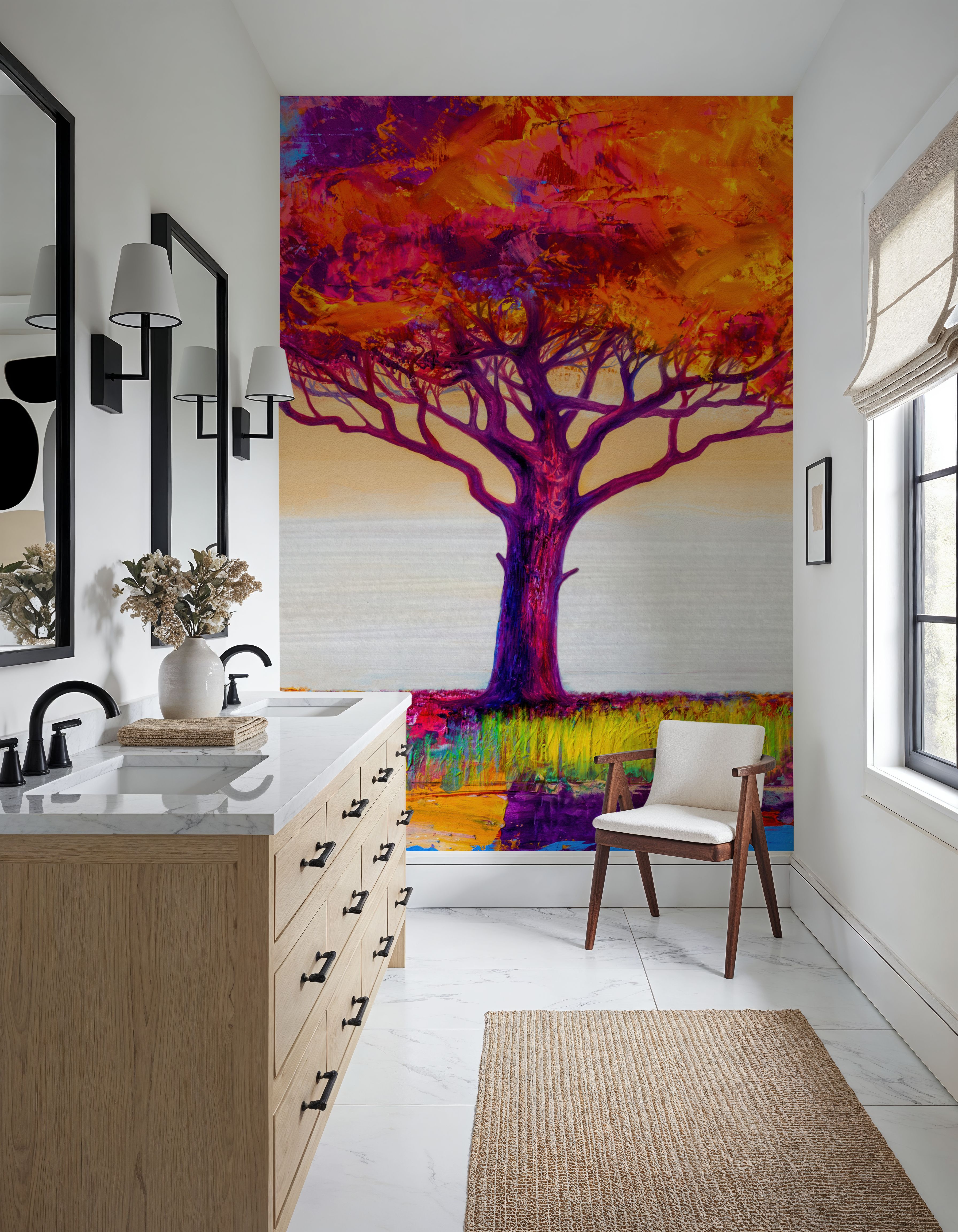 Violet Flame Tree