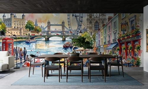 London - Watercolor City Series