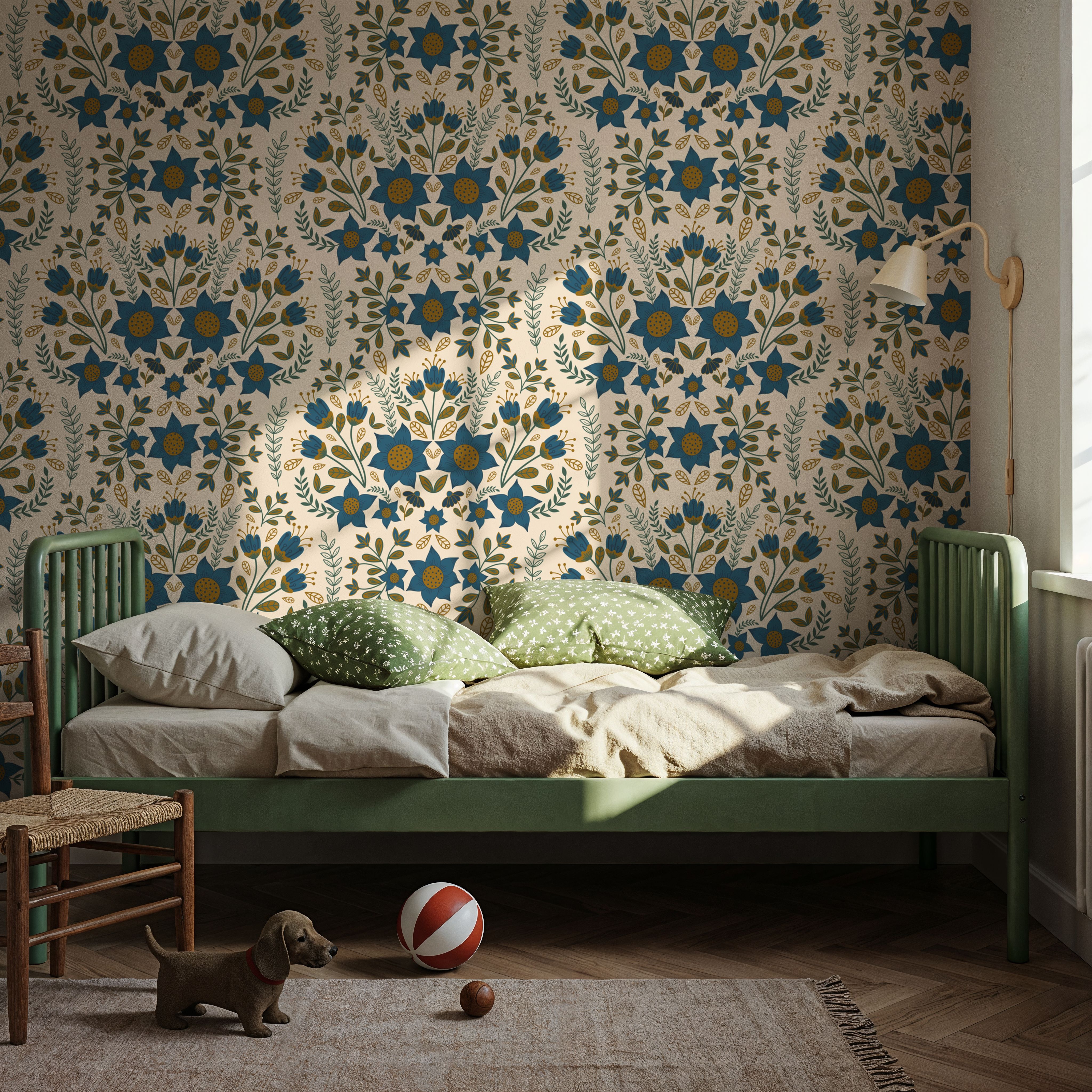 Enchanted Garden Mirrored, White