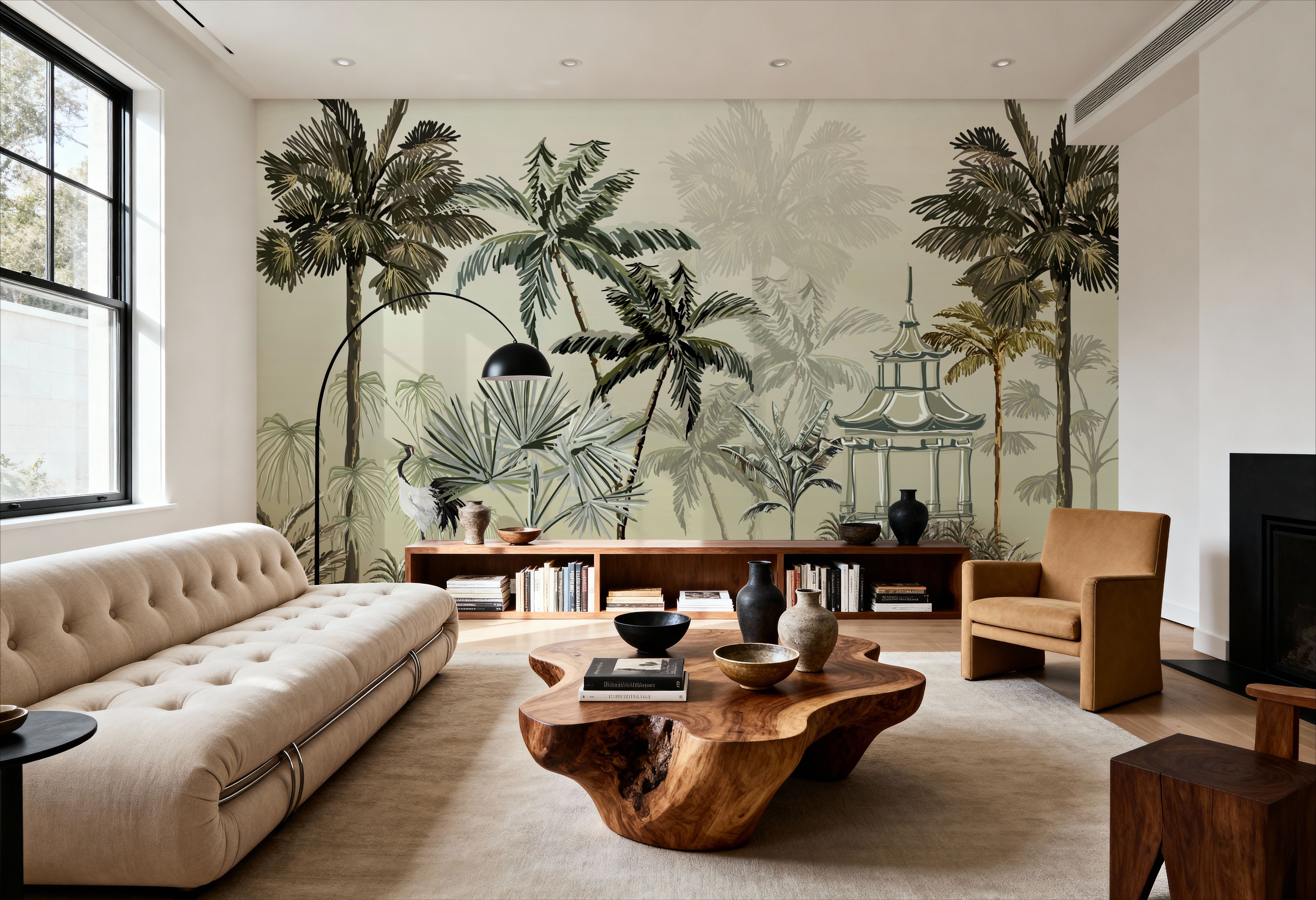 In the Backyard Mist, Wallpaper