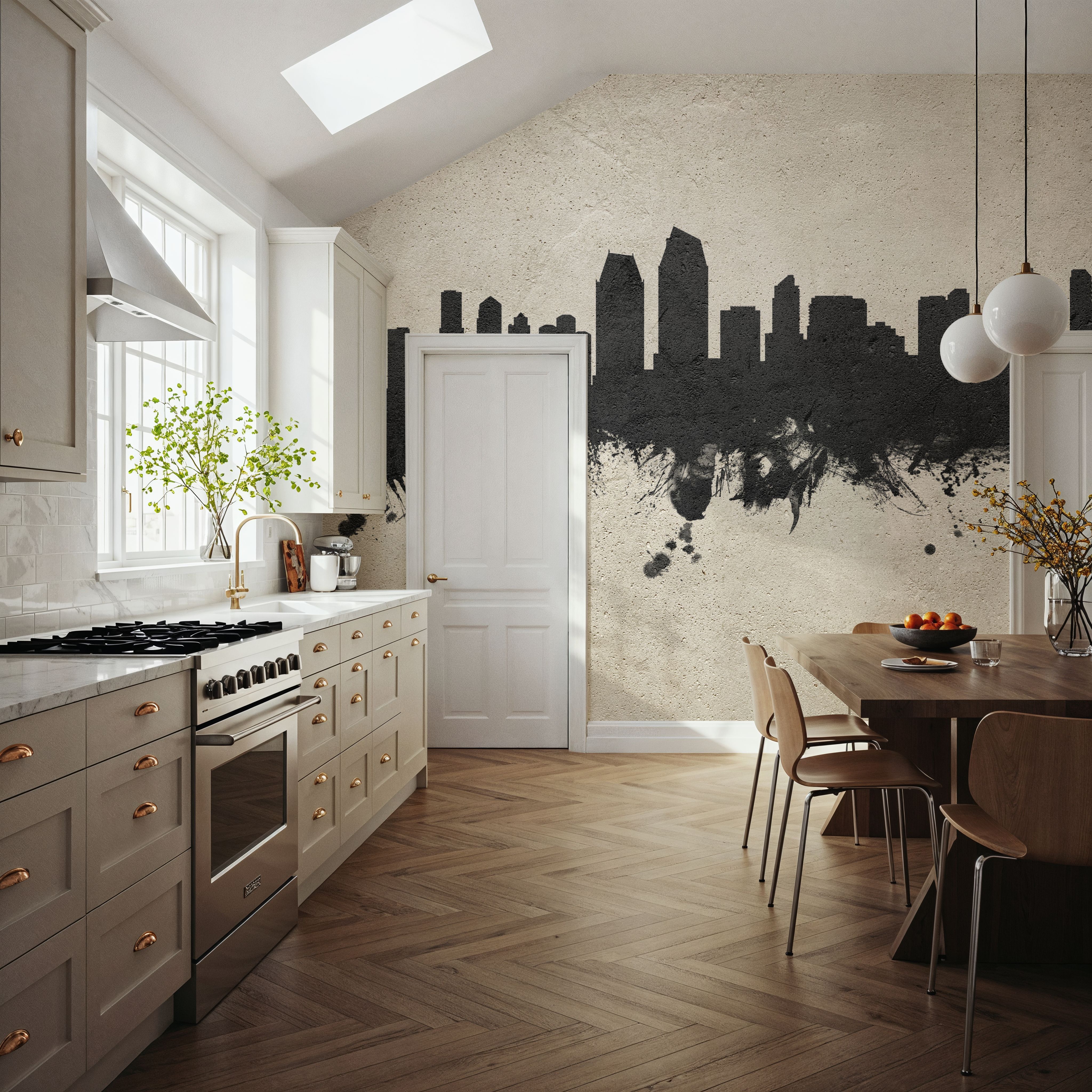 San Diego California Skyline Concrete