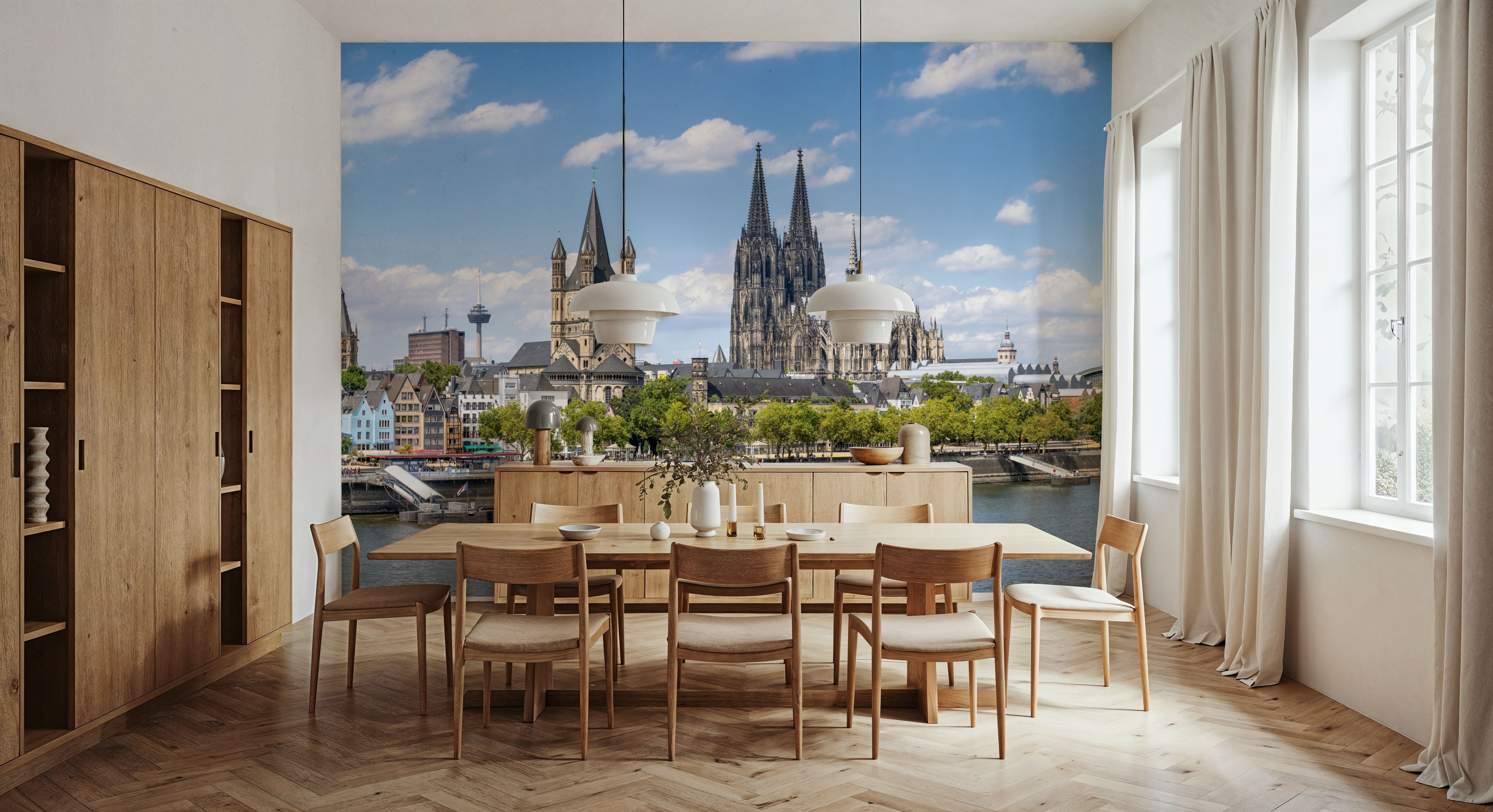 Cologne Cathedral and Great St. Martin Church, Wallpaper