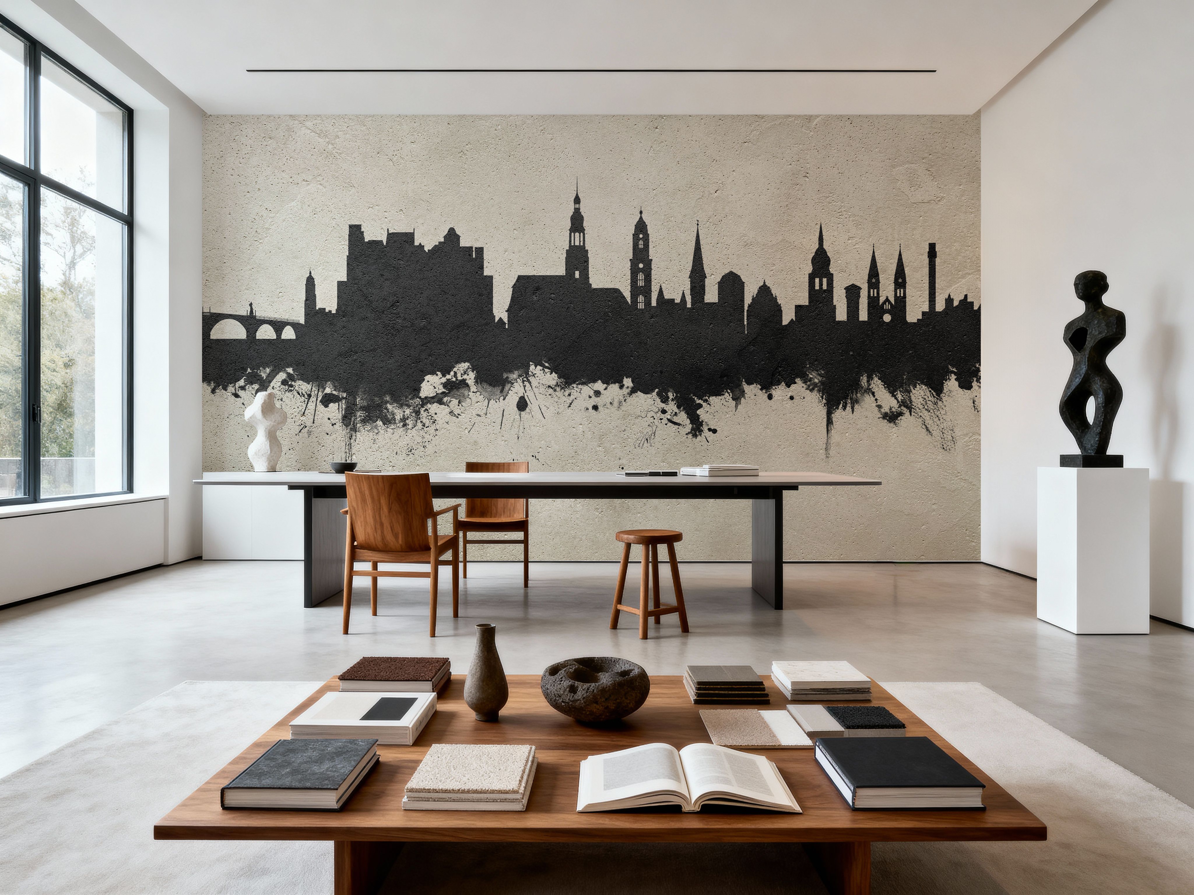 Heidelberg Germany Skyline Concrete