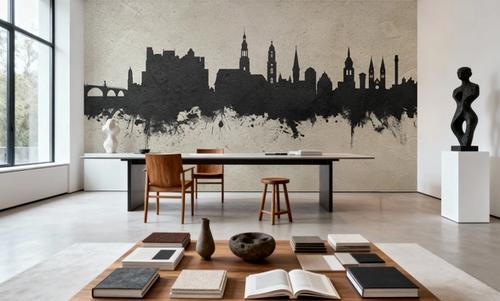 Heidelberg Germany Skyline Concrete