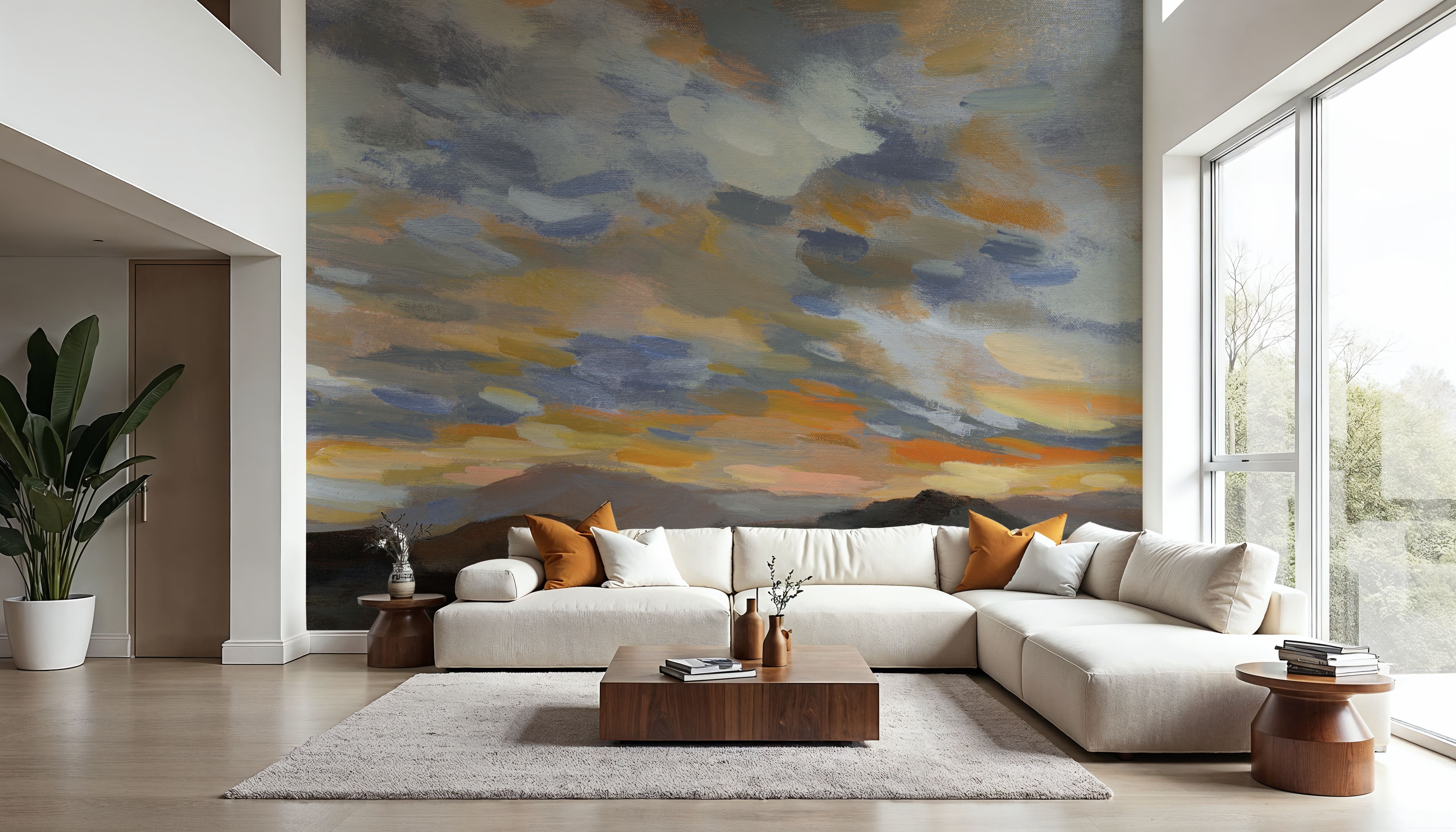 High Desert Sky I Navy