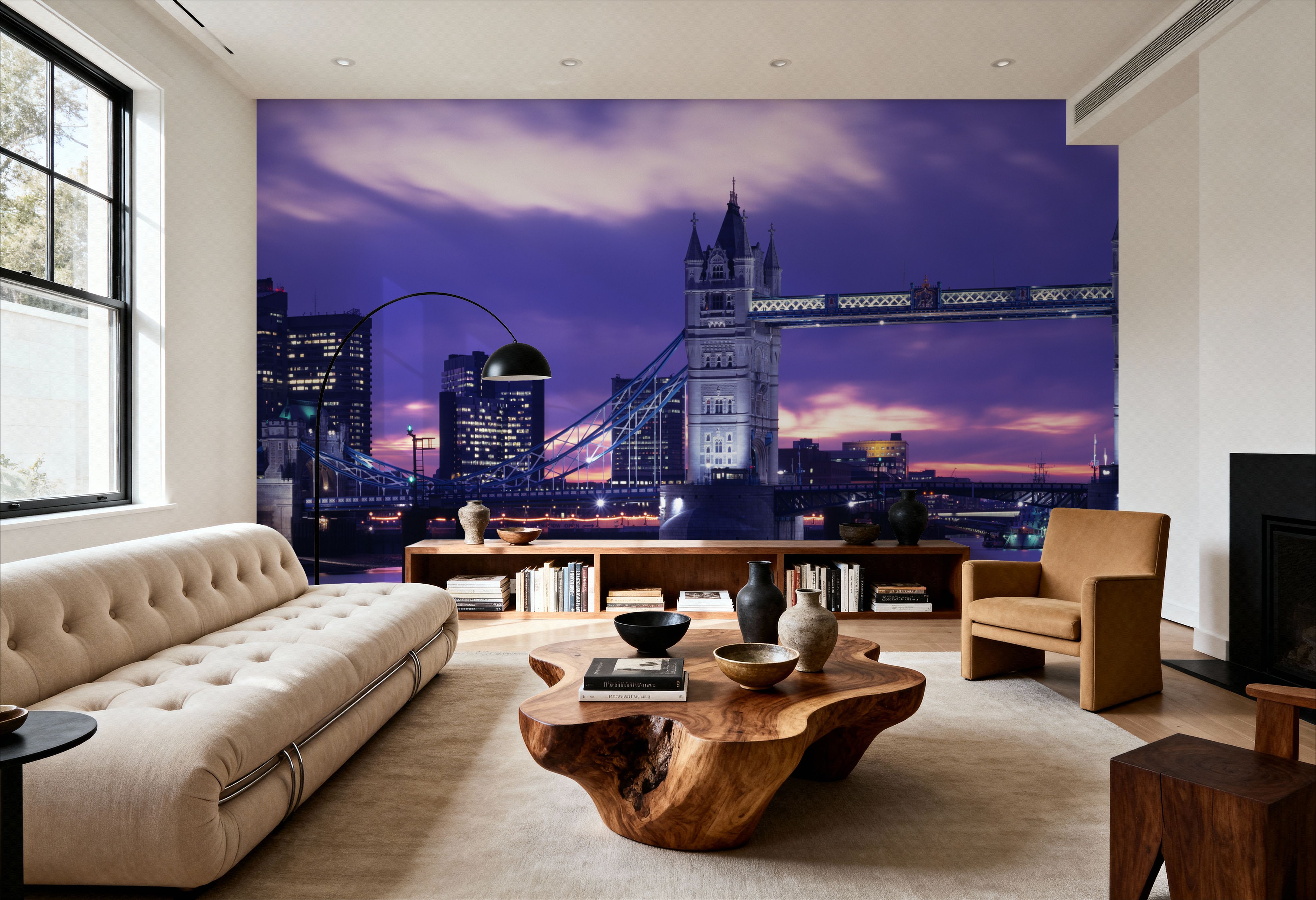 Purple Tower Bridge Twilight, Wallpaper