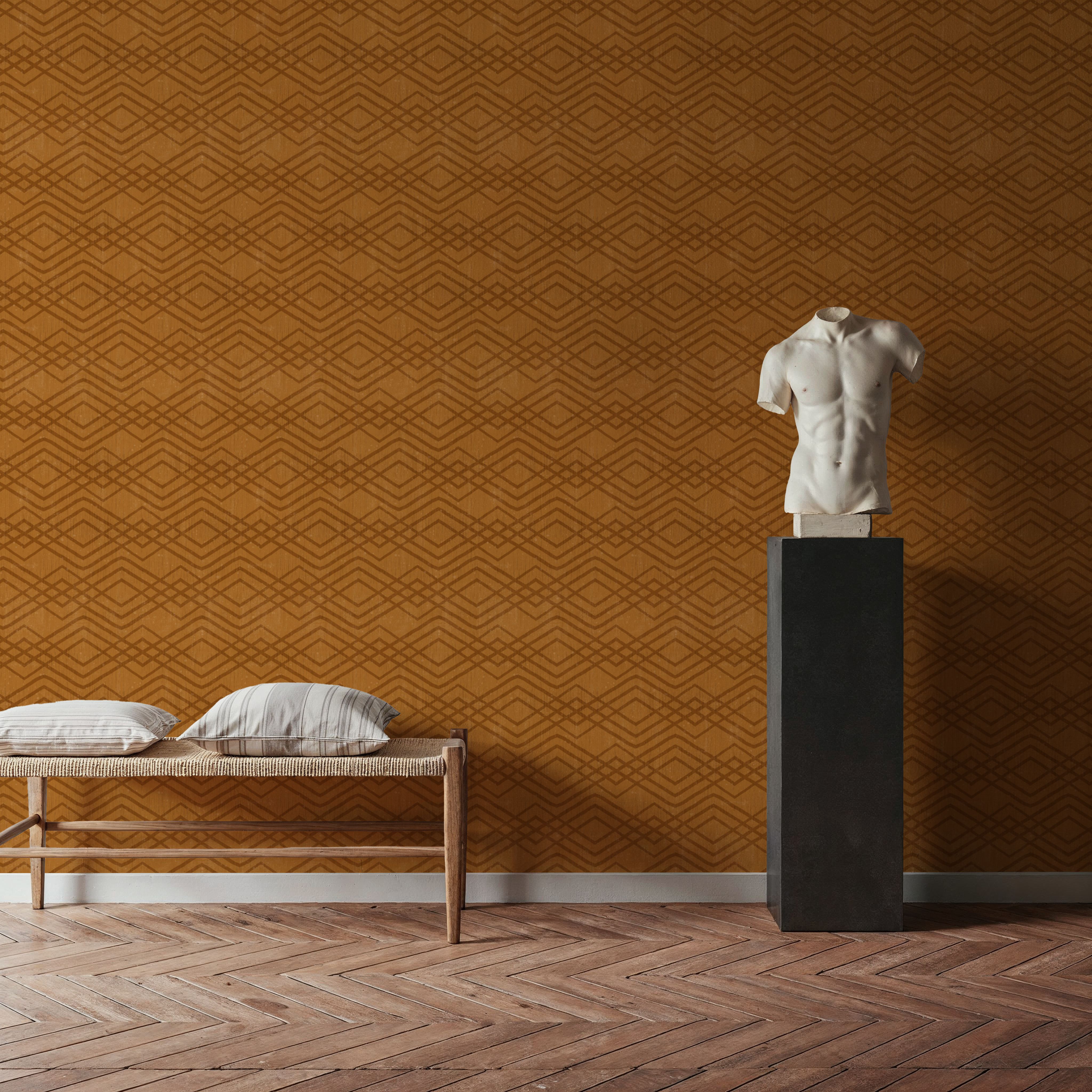 Woodland Waves Bronze, Tapeten