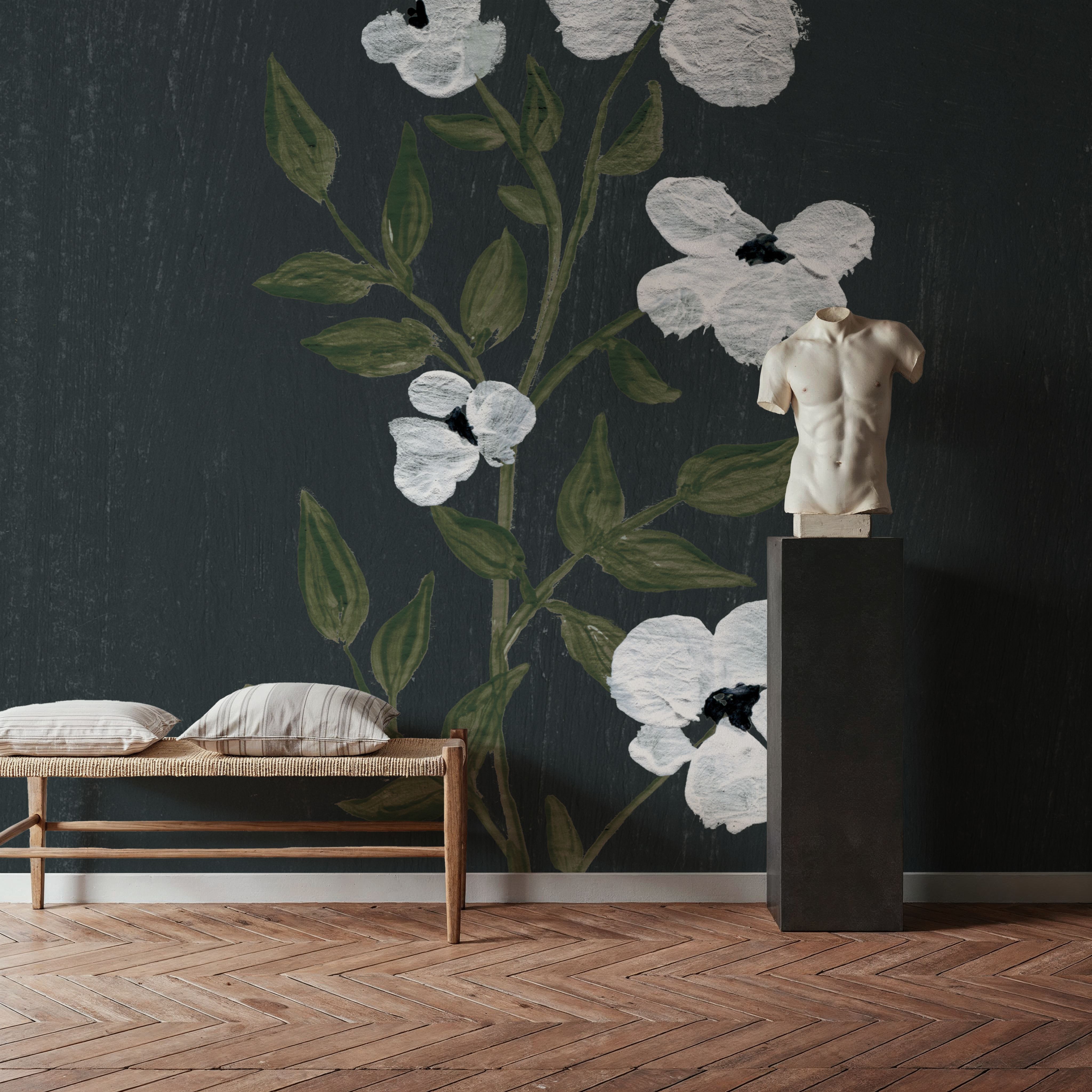 Pretty Little Flower III Black