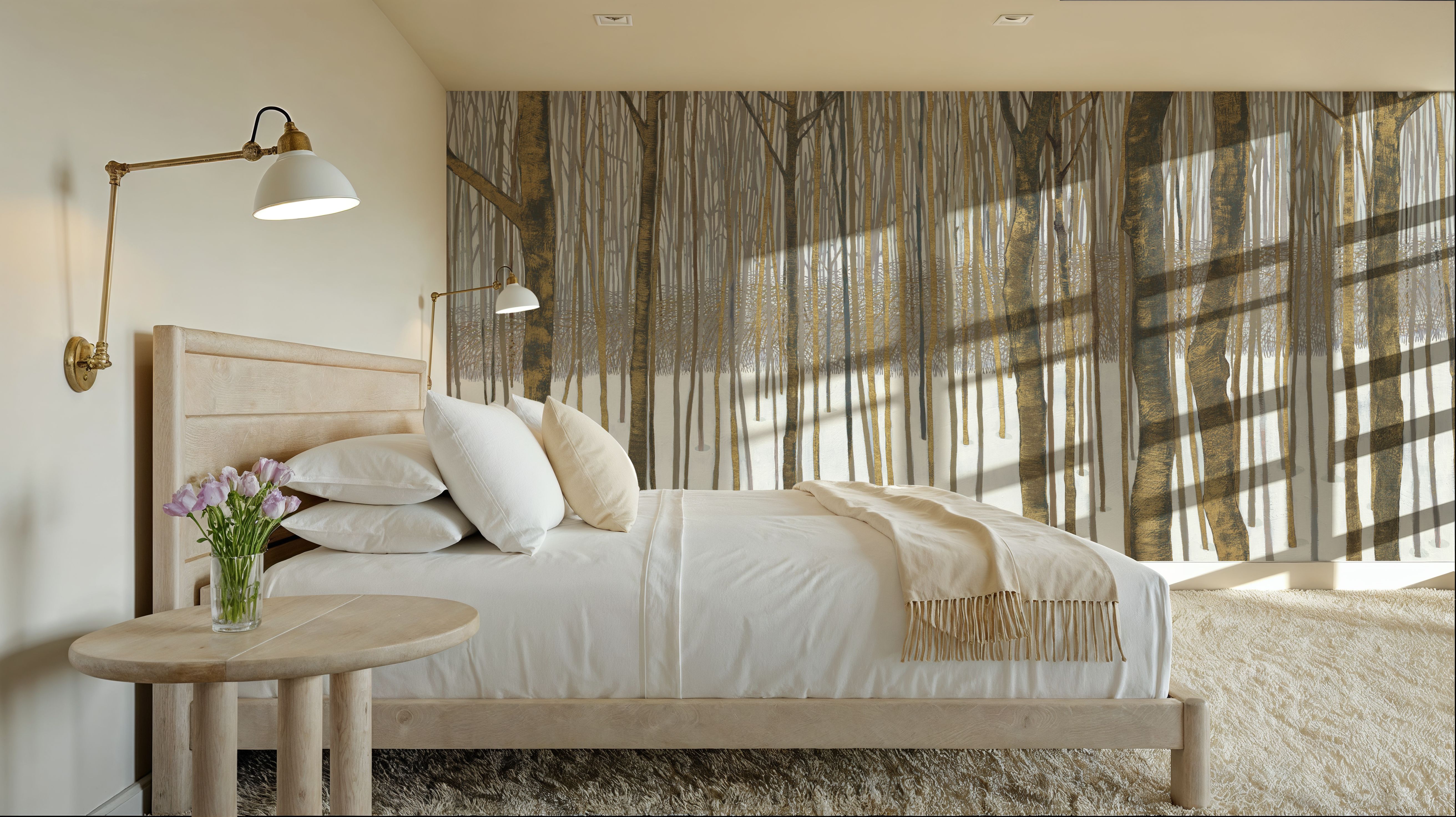 Woods in Winter Gold