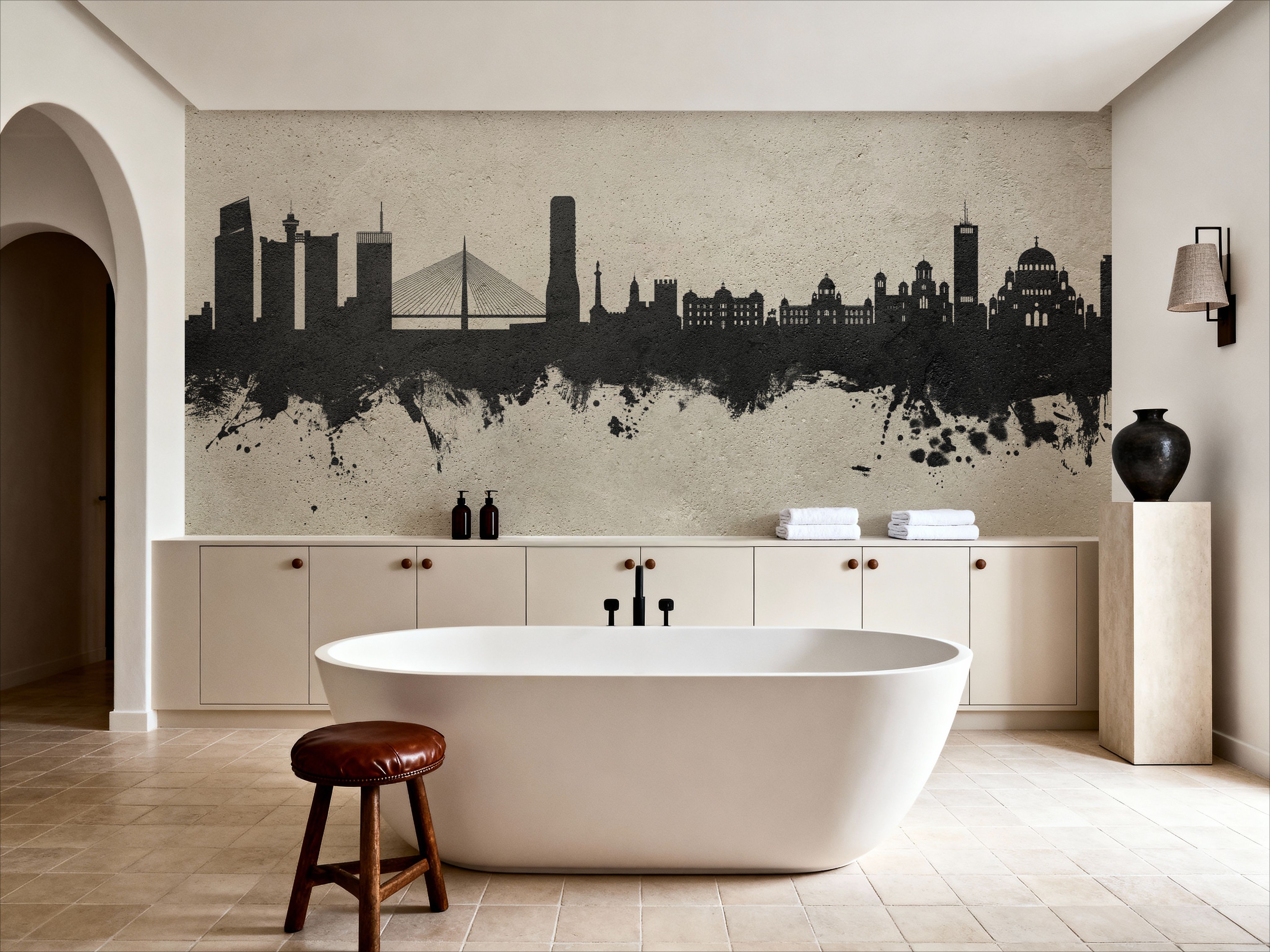 Belgrade Serbia Skyline Concrete