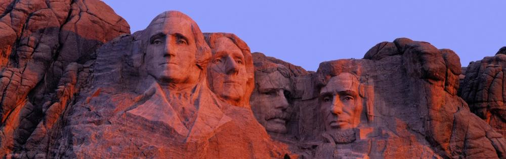 Mount Rushmore at Sunset