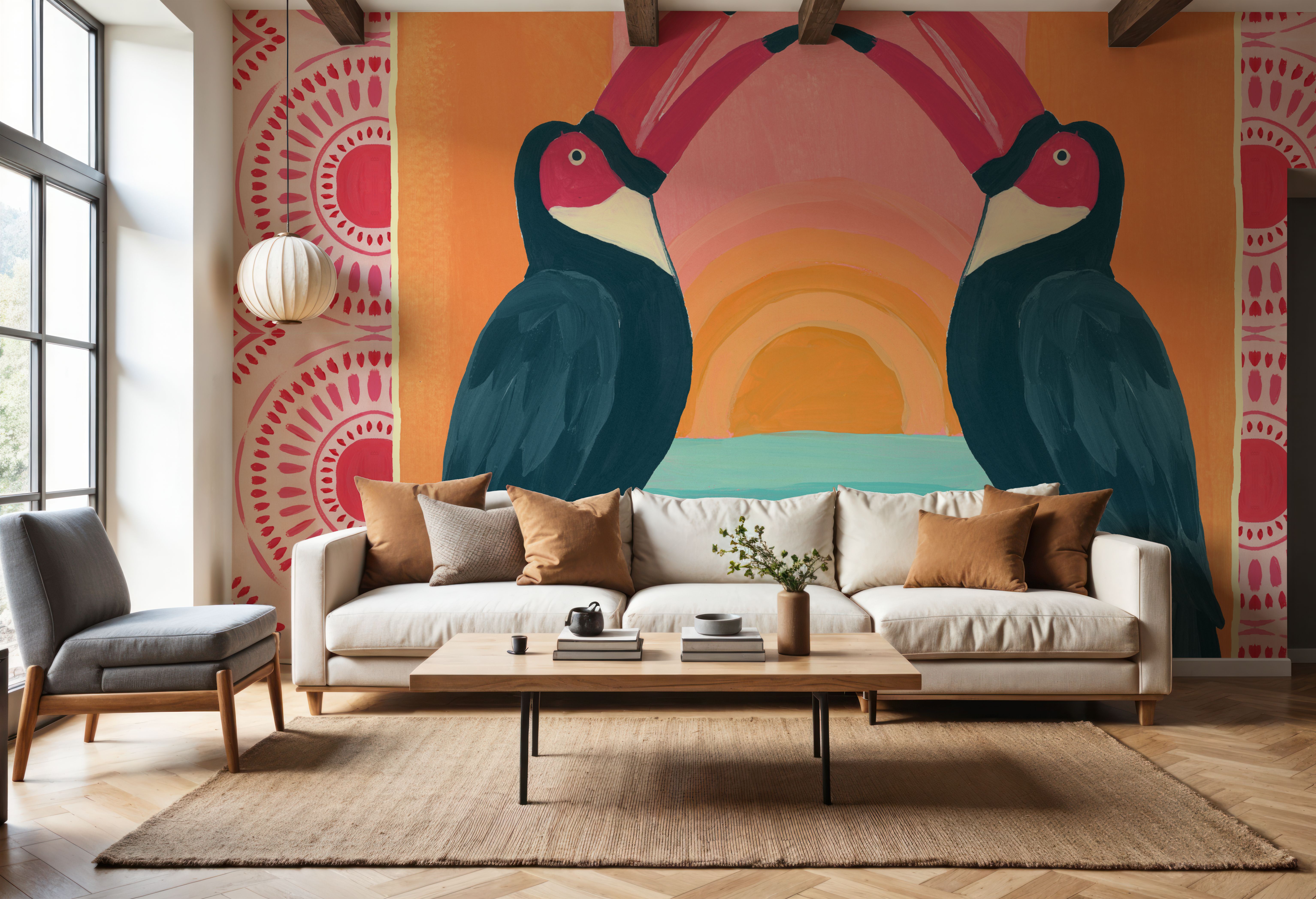 Tropical Birds IV, Tapeten