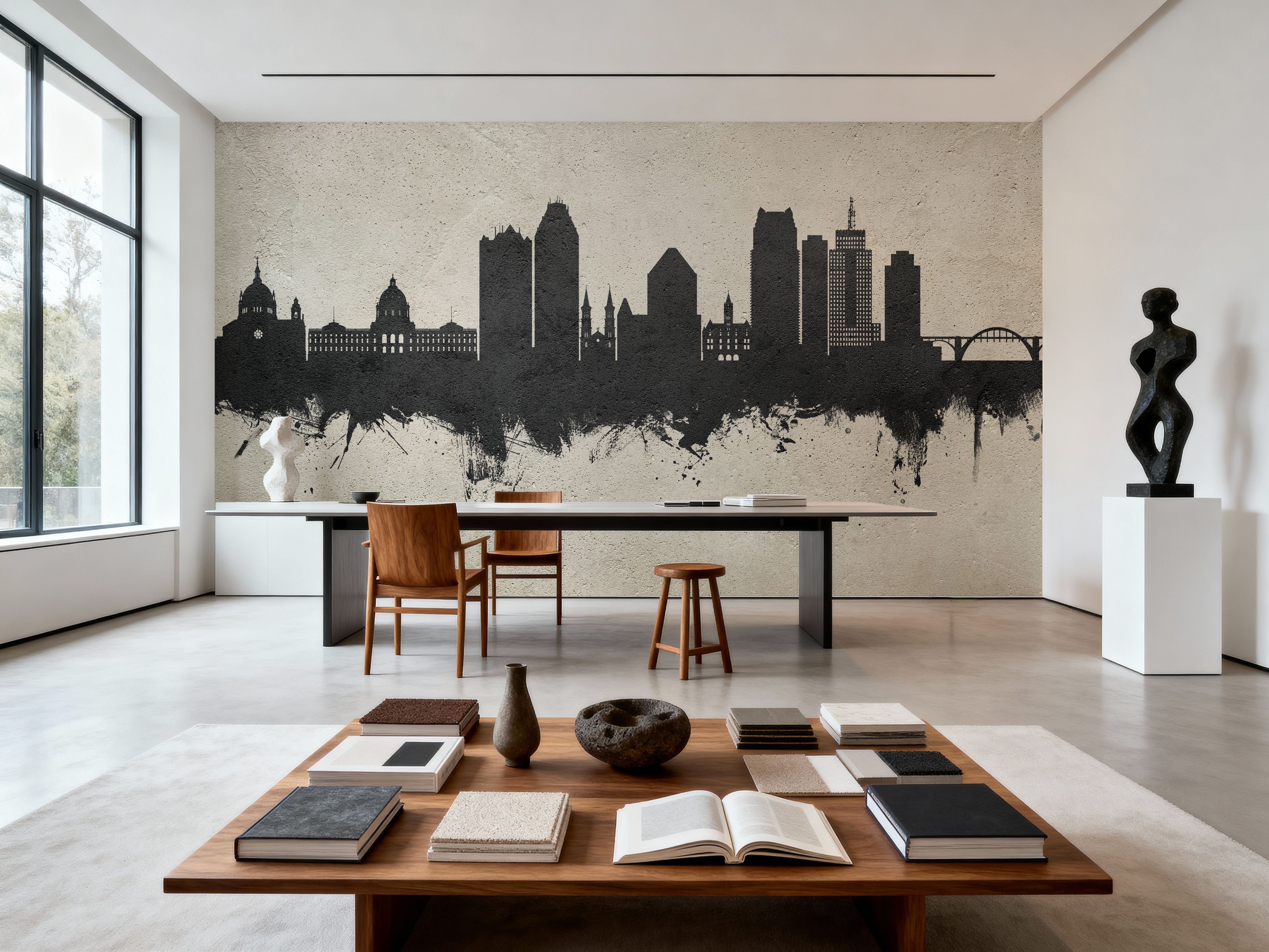 Saint Paul Minnesota Skyline Concrete