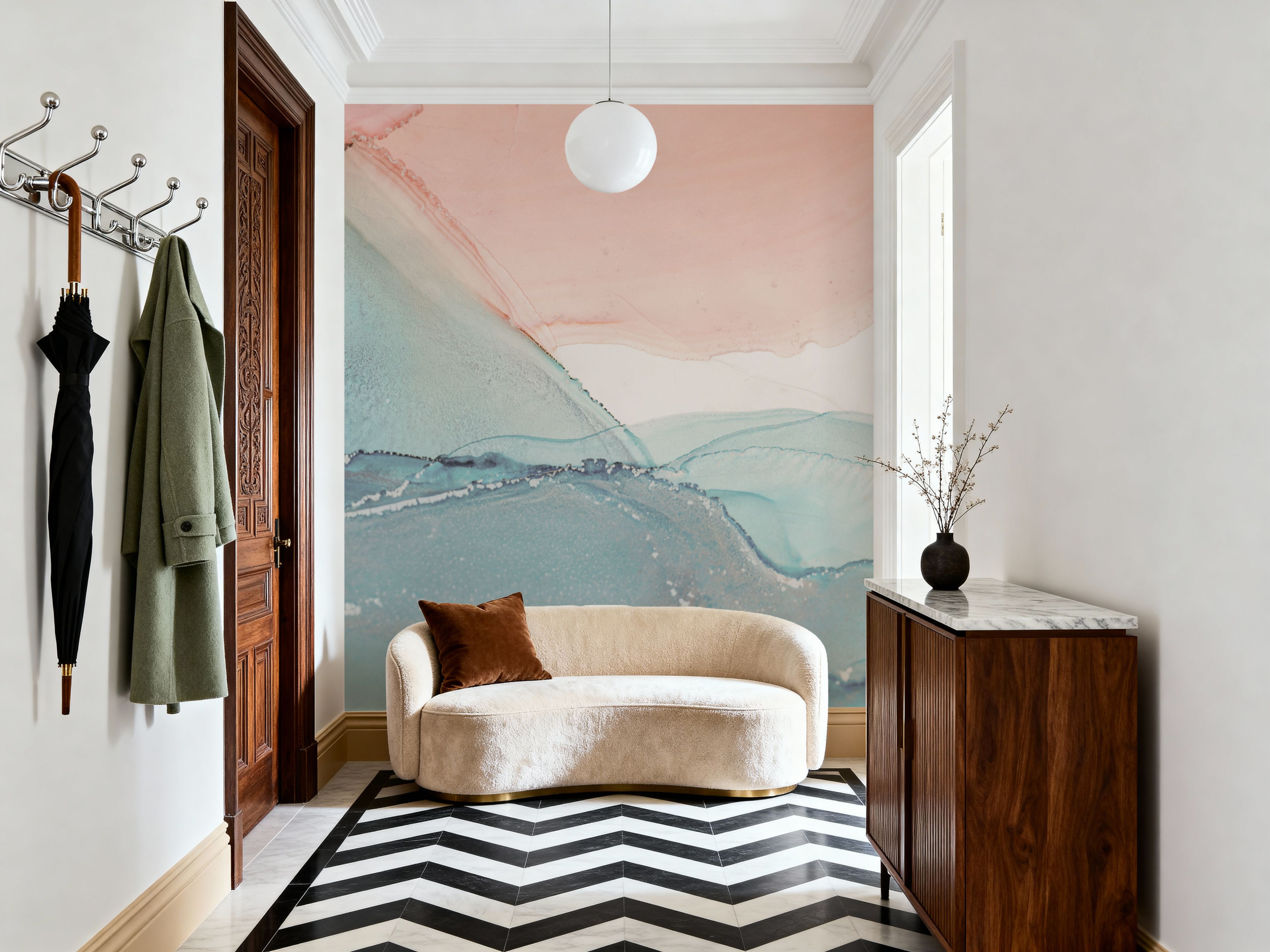 Fluids passing through, Carte da parati