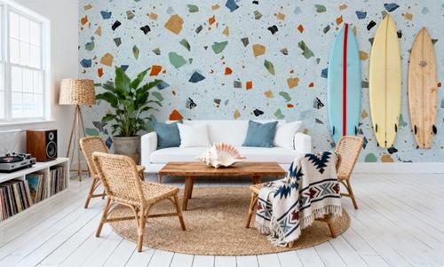 Terrazzo Multi, Ice Blue