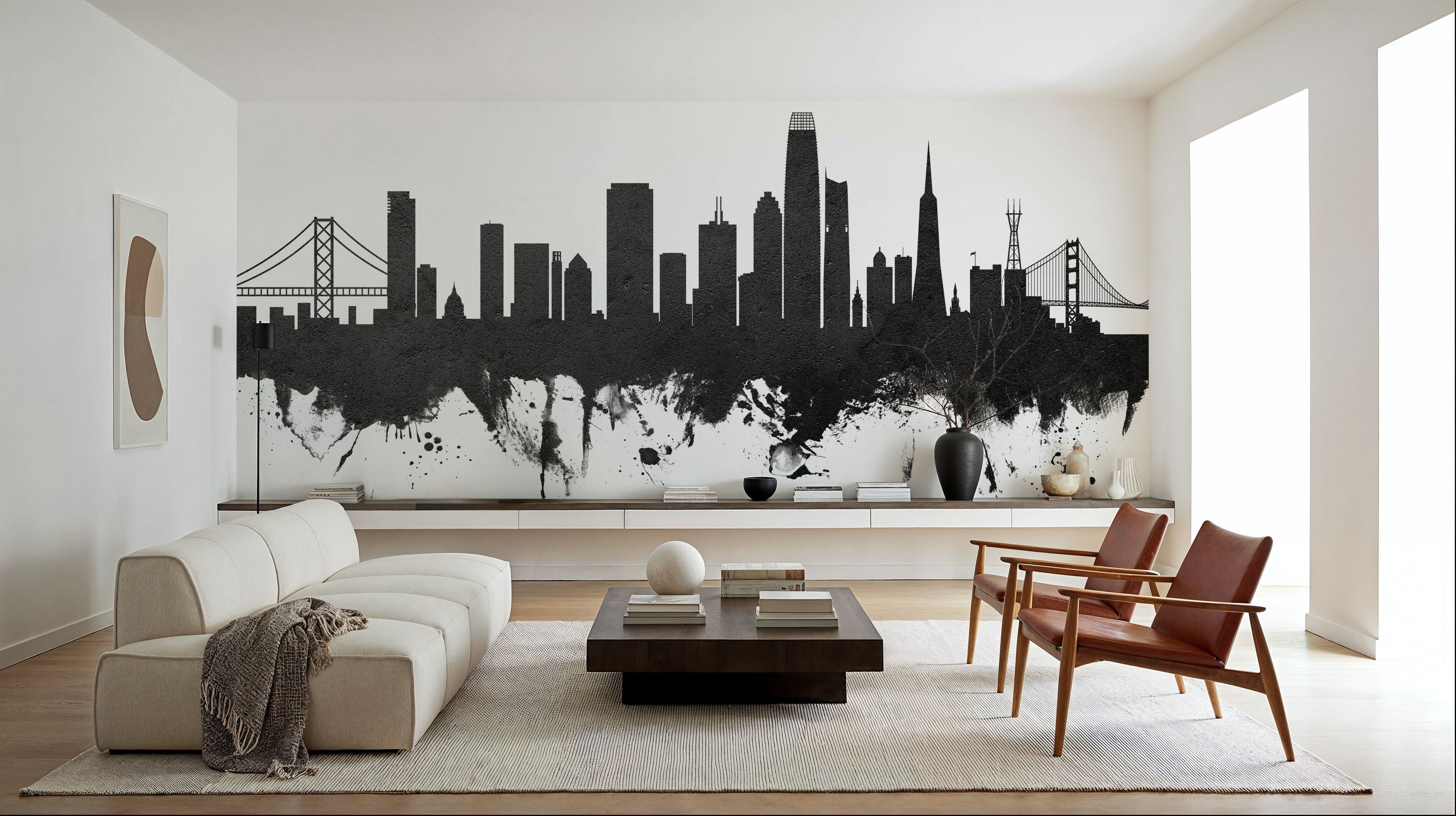 San Francisco Skyline Black & White
