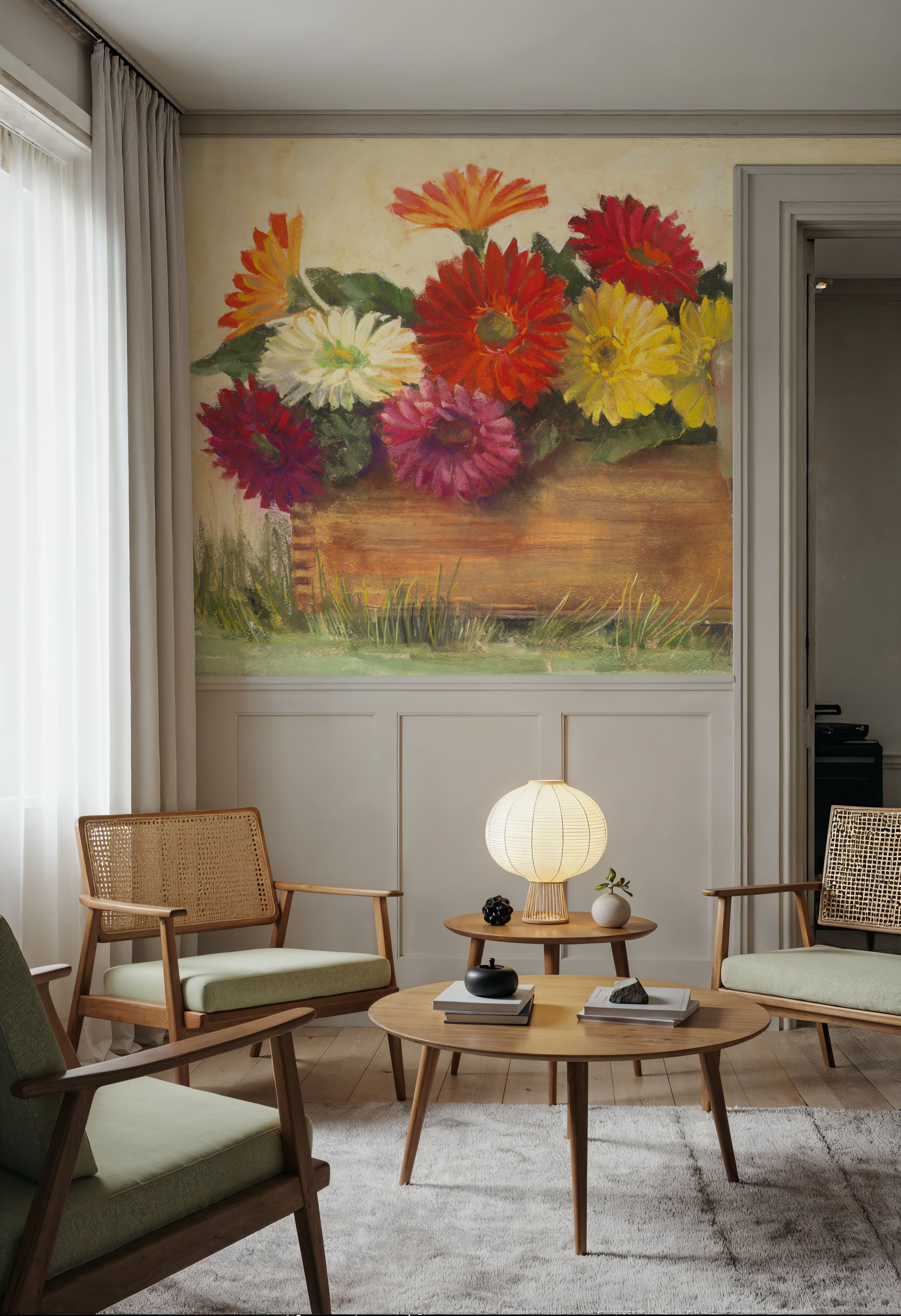 Gardeners Still Life with Gerberas
