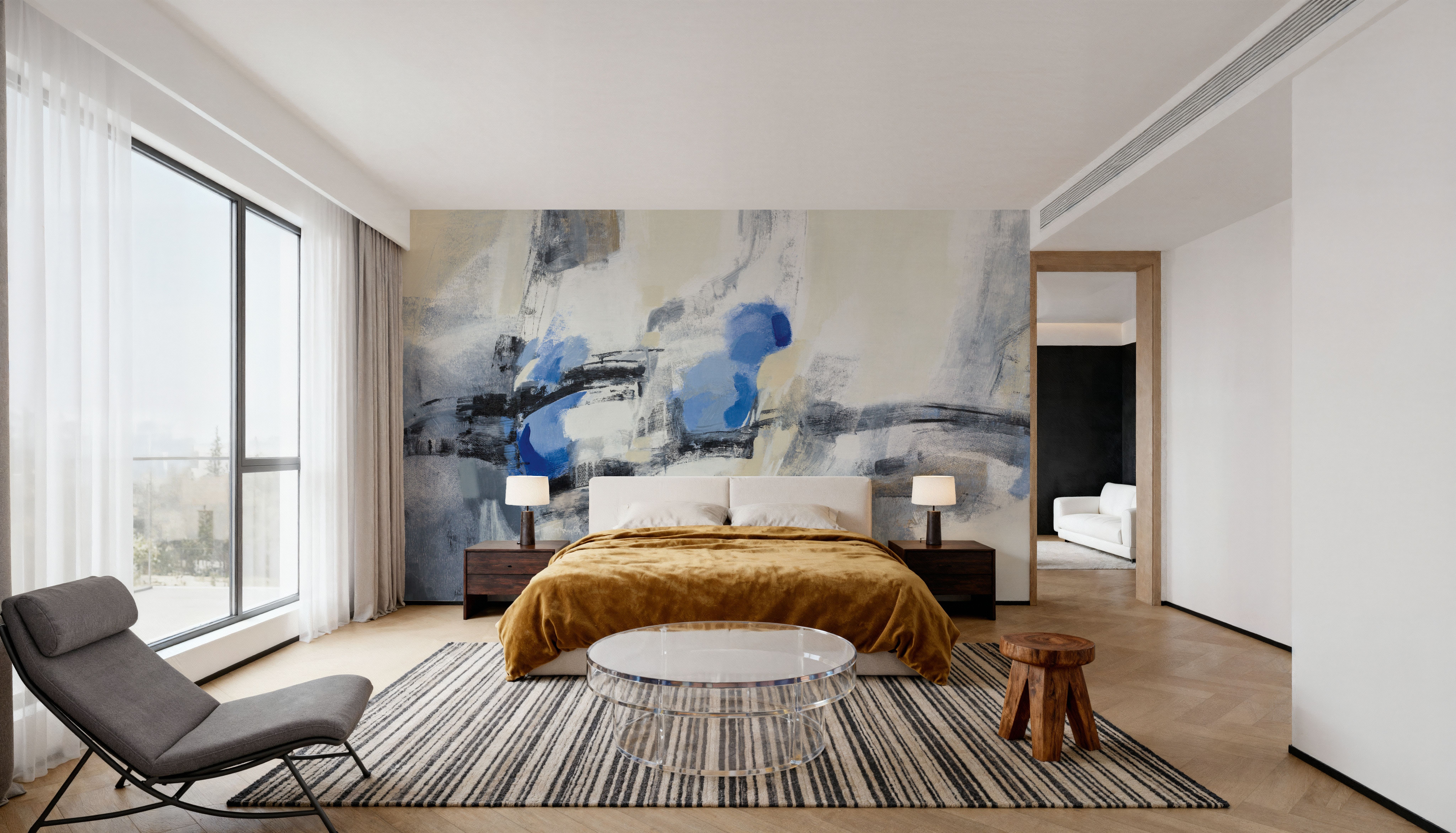 Sapphire Sky, Carte da parati