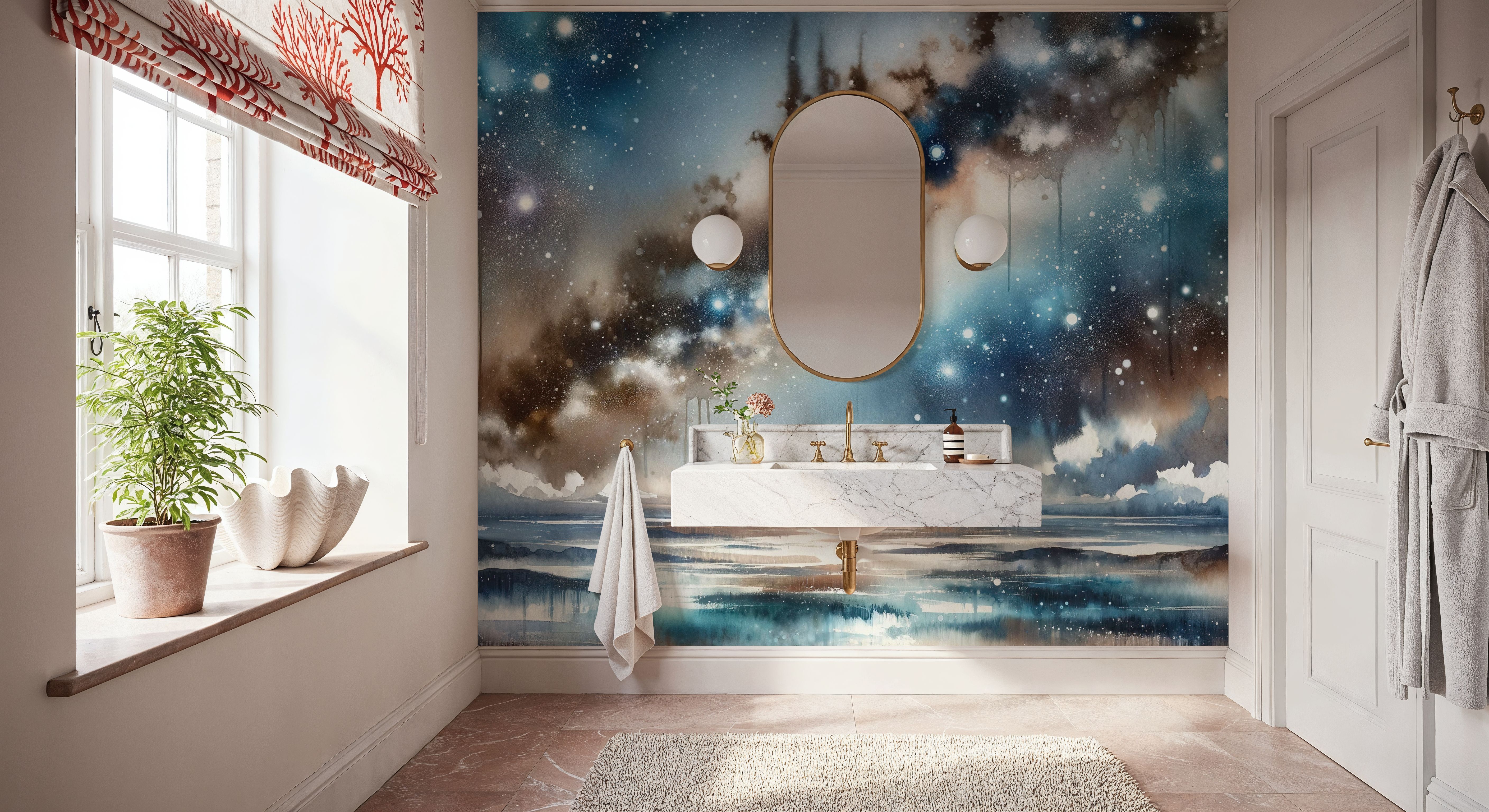 Starry Night Over Tranquil Waters