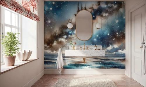 Starry Night Over Tranquil Waters