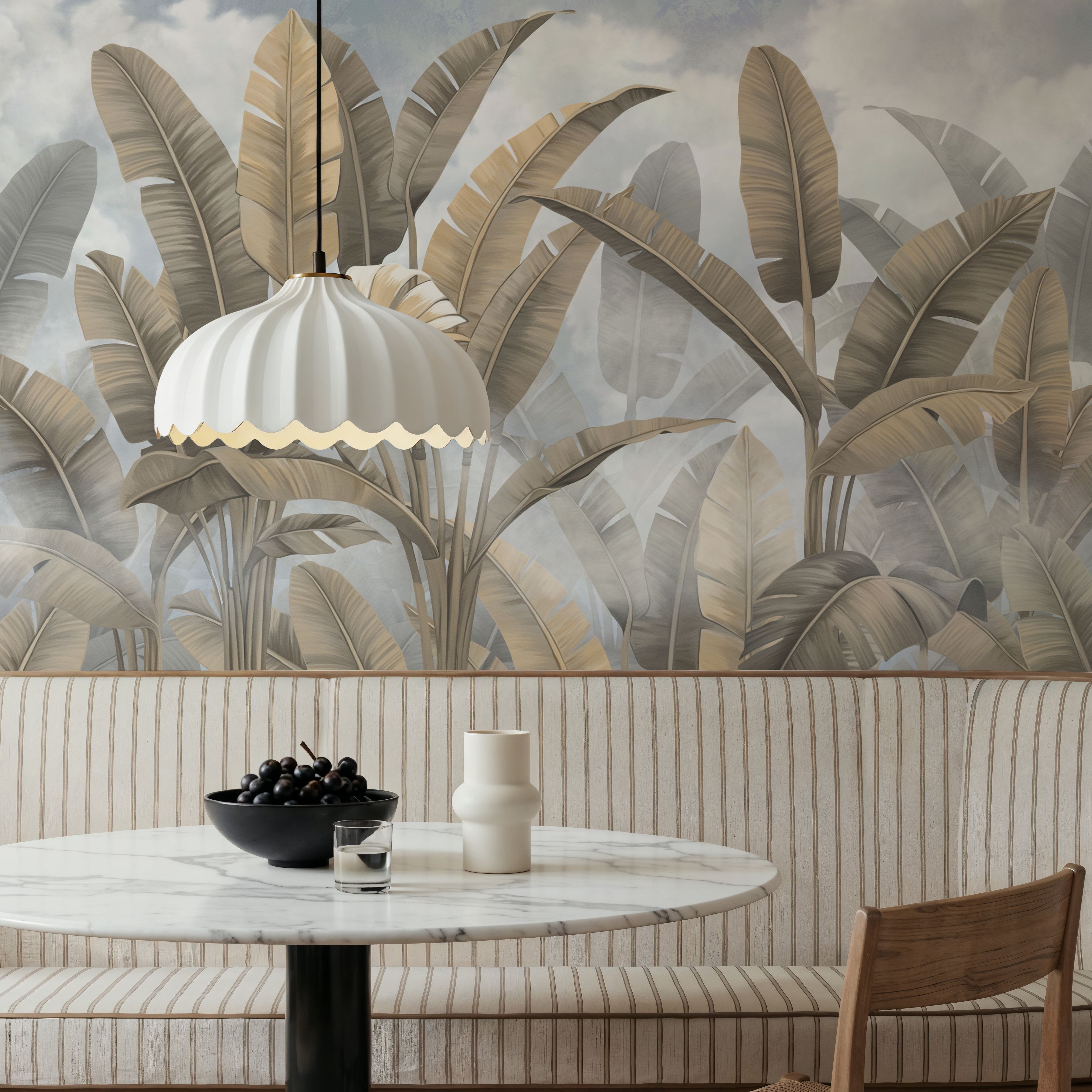 Banana Palms, Beige