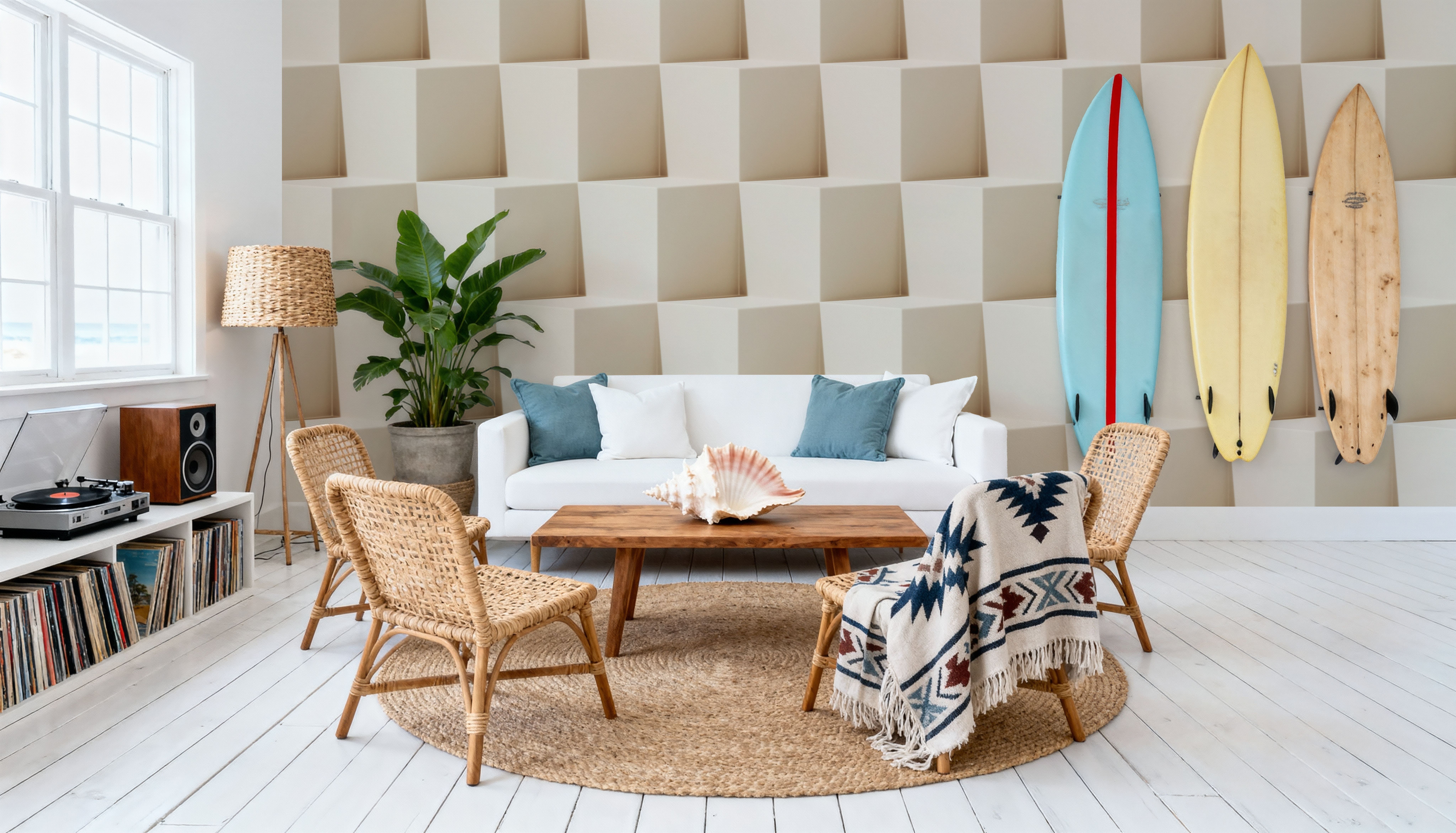 Shadow Blocks, Wallpaper