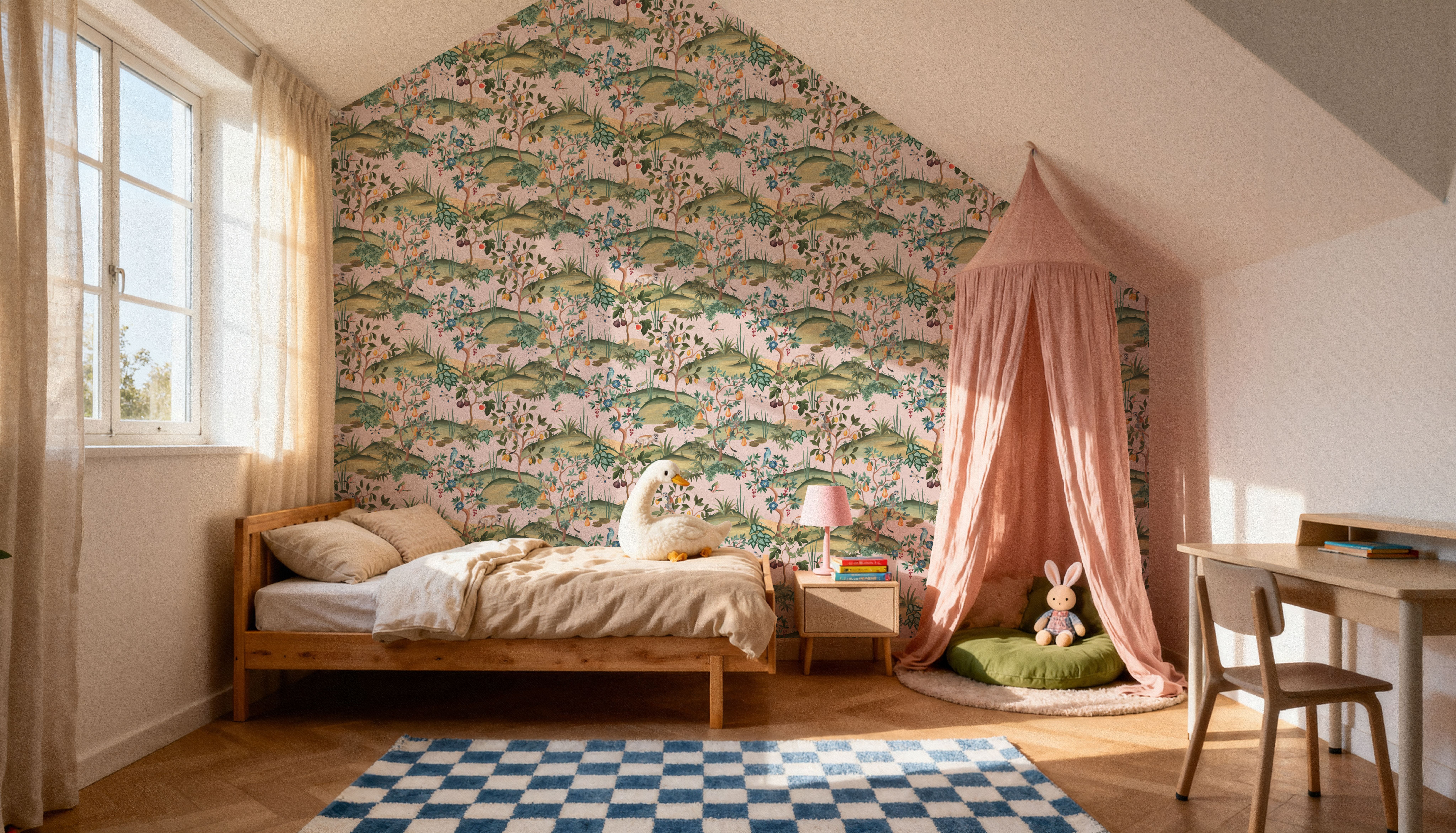Orchard Reverie Pattern, Soft Pink