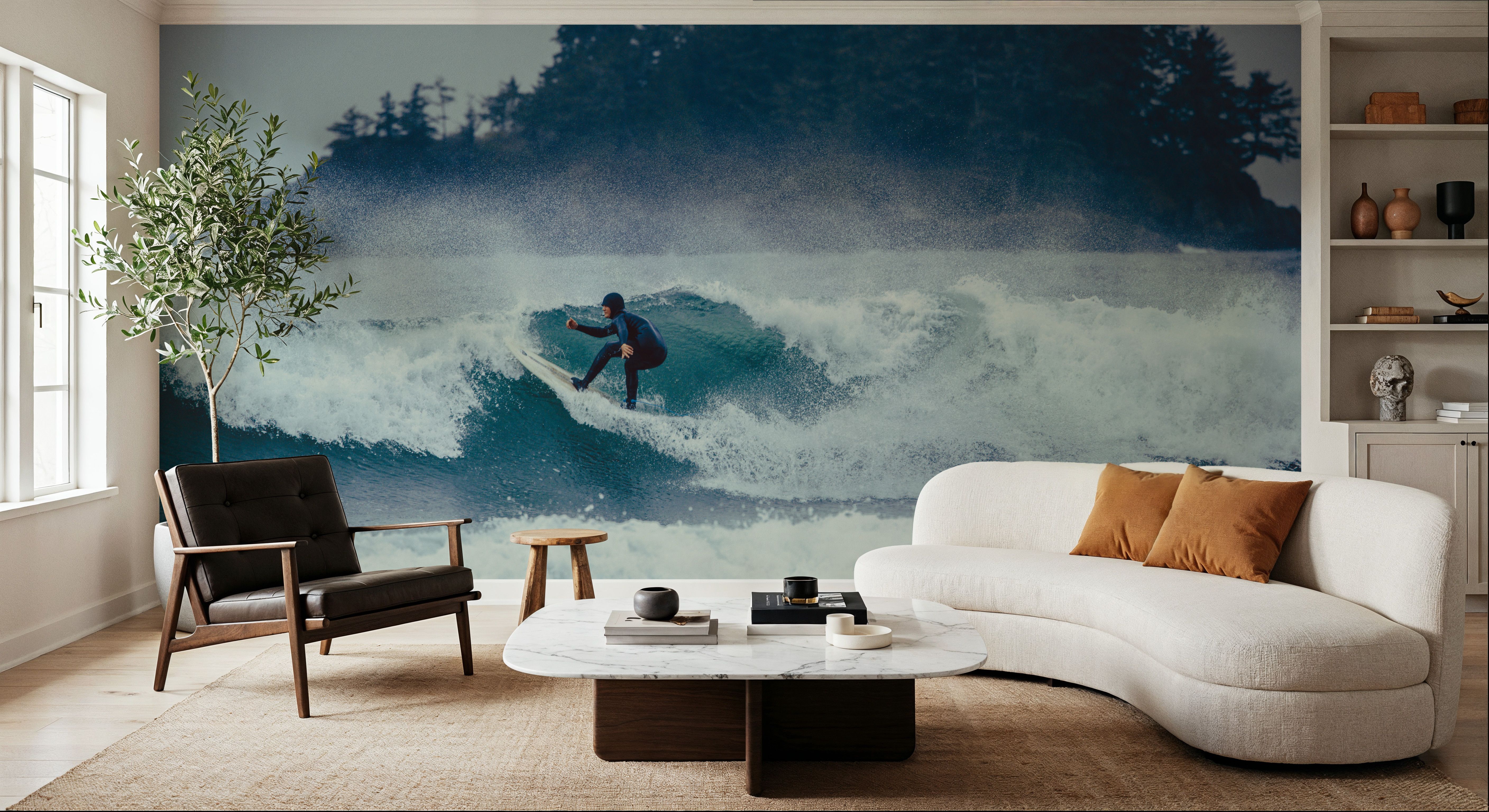 Pacific Surf II, Carte da parati
