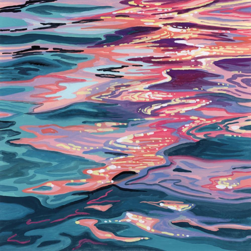 Sunset Reflections on Water