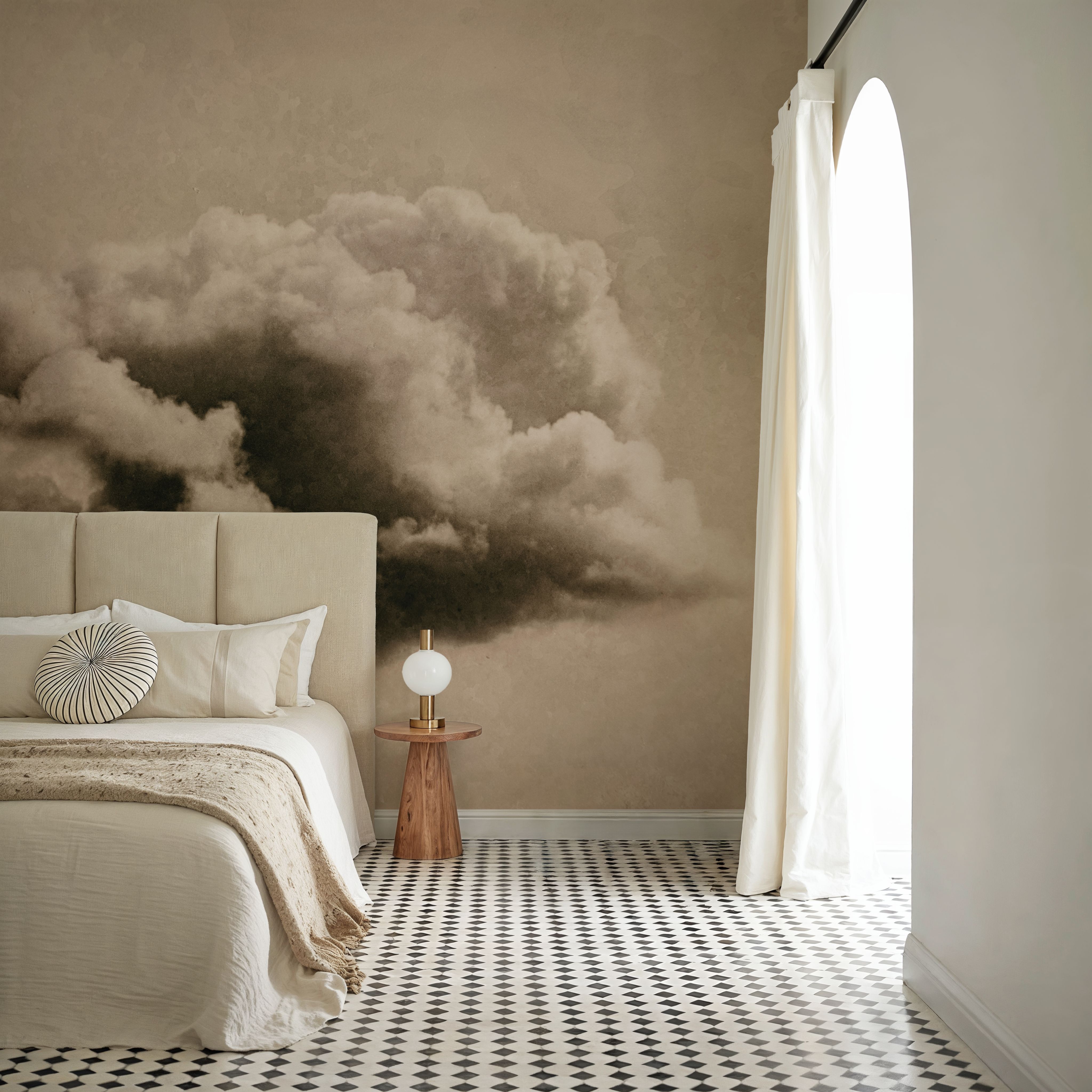 Wall Mural - Float on By - Skies Landscapes mural wallpaper - Hallway staircases - Wallism US - Premium, Textured or Peel & Stick