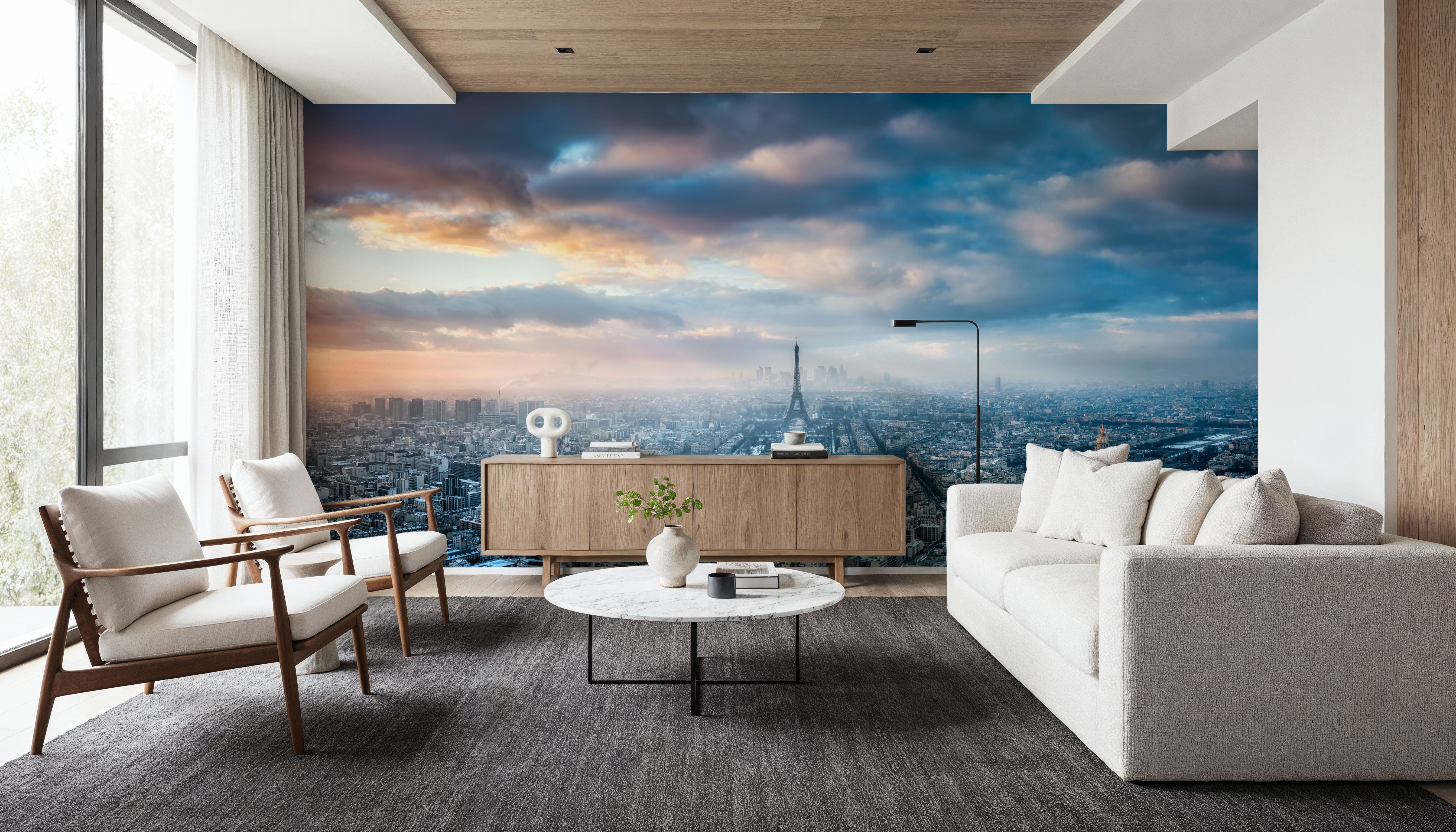 Paris Showing Off, Wallpaper