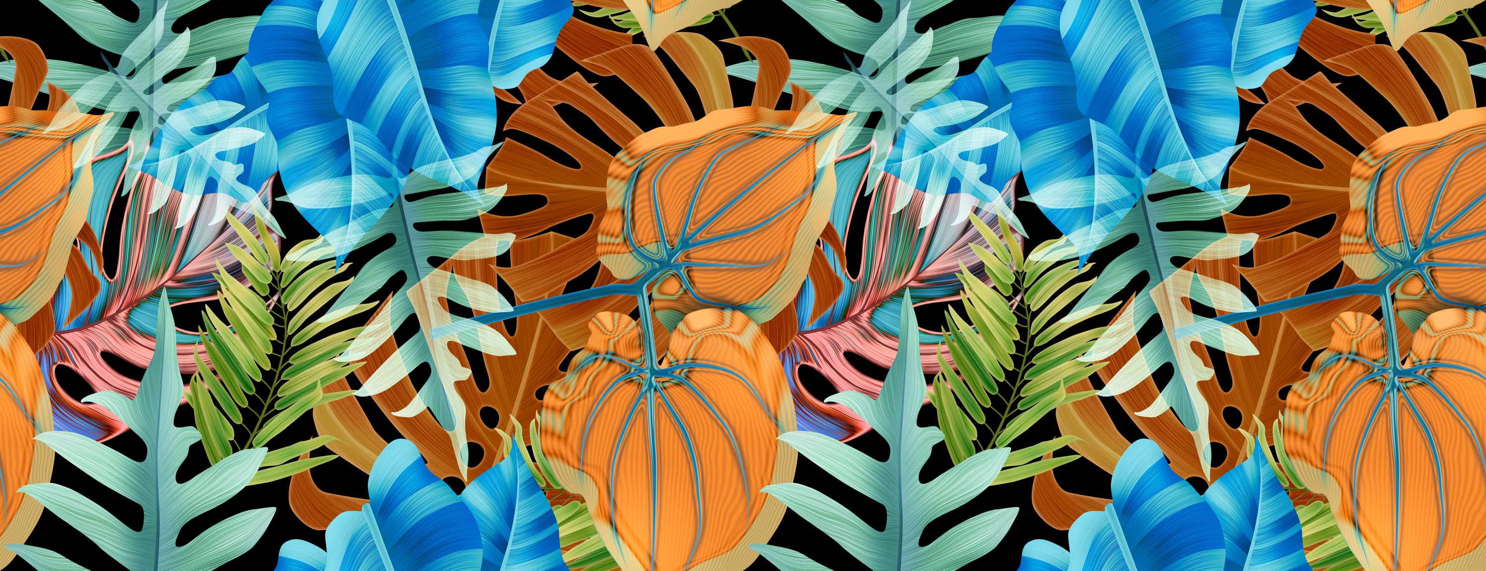 Stylish Tropic Mural