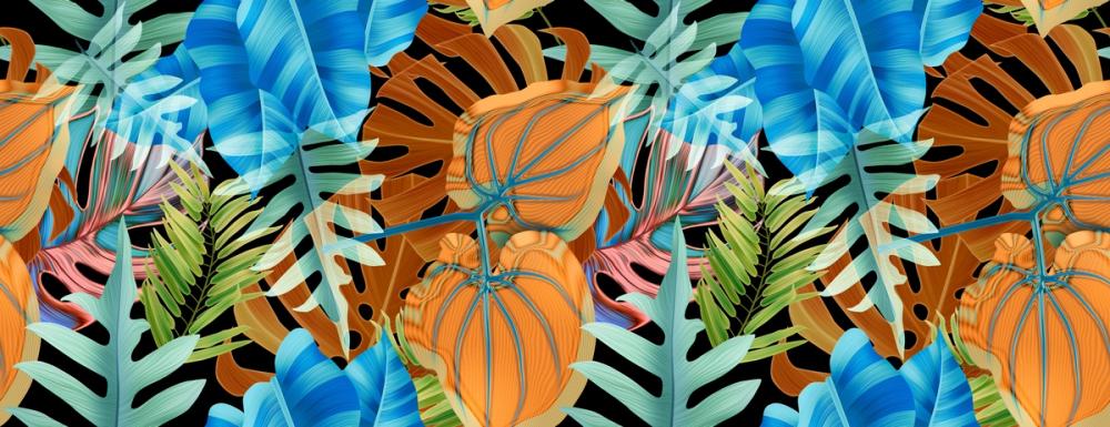 Stylish Tropic Mural