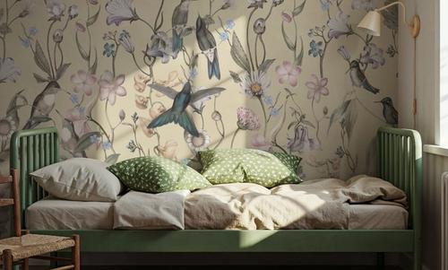 Bird Garden Light Yellow