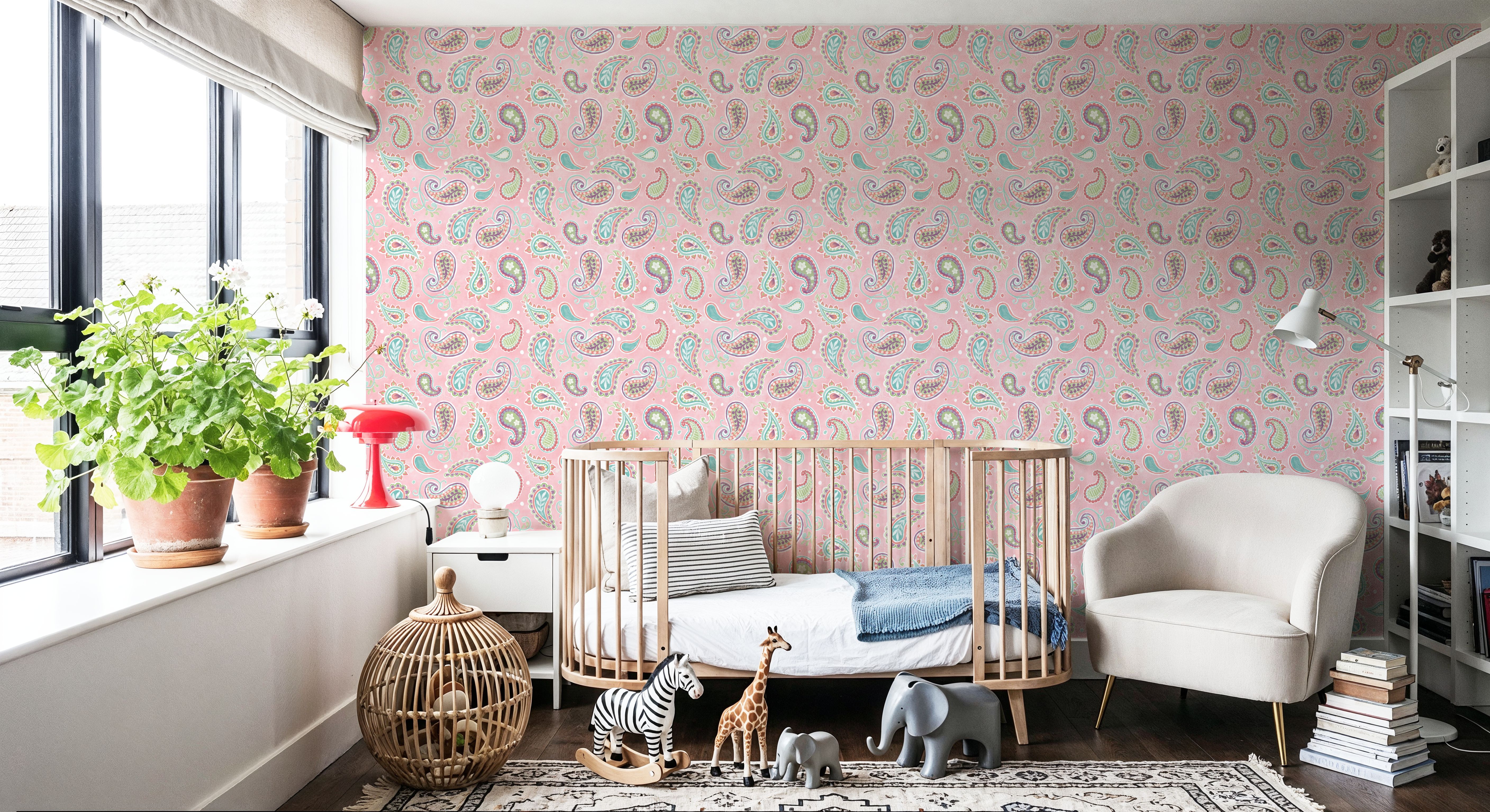 Cacti Paisley Pink