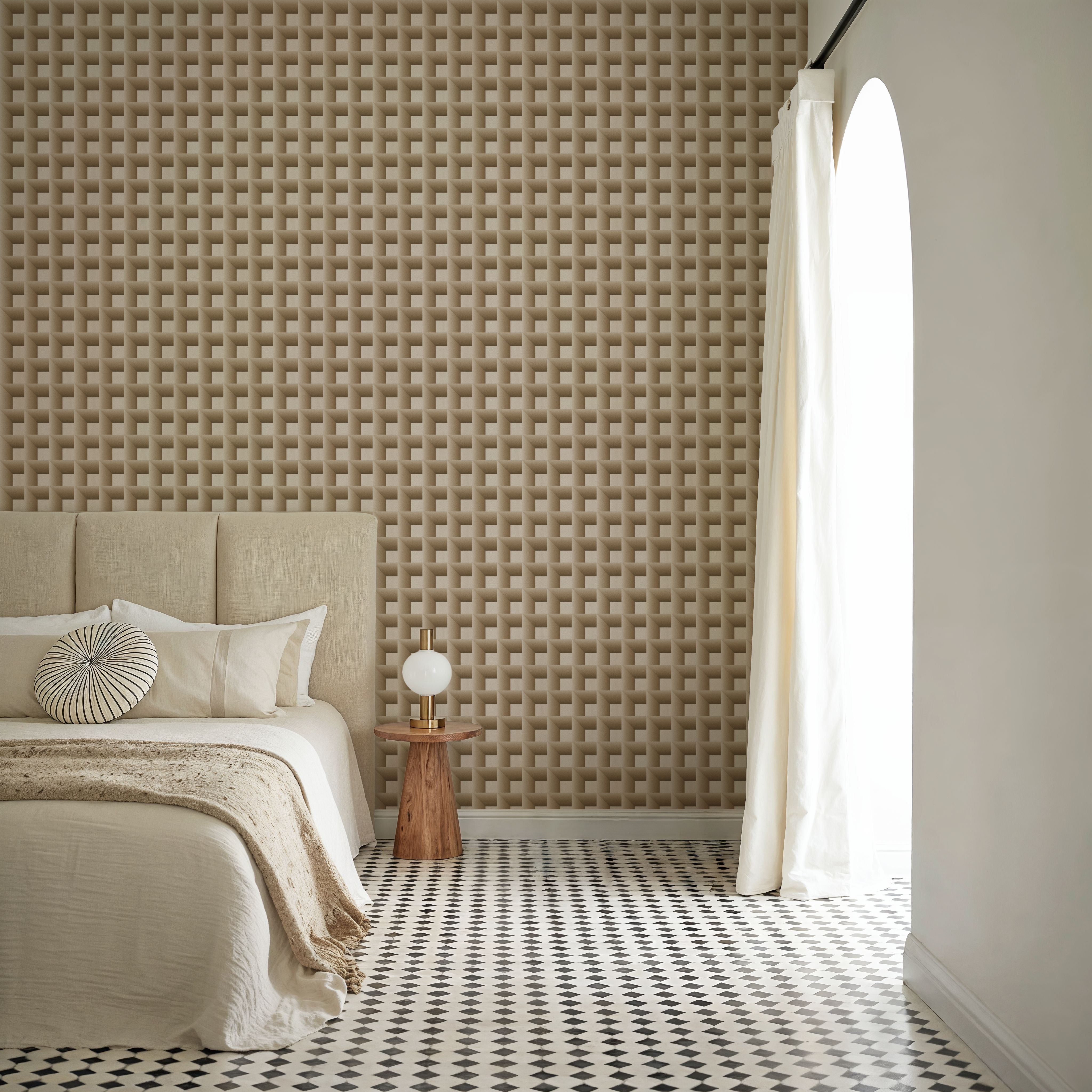 Decorative Cubes, Beige