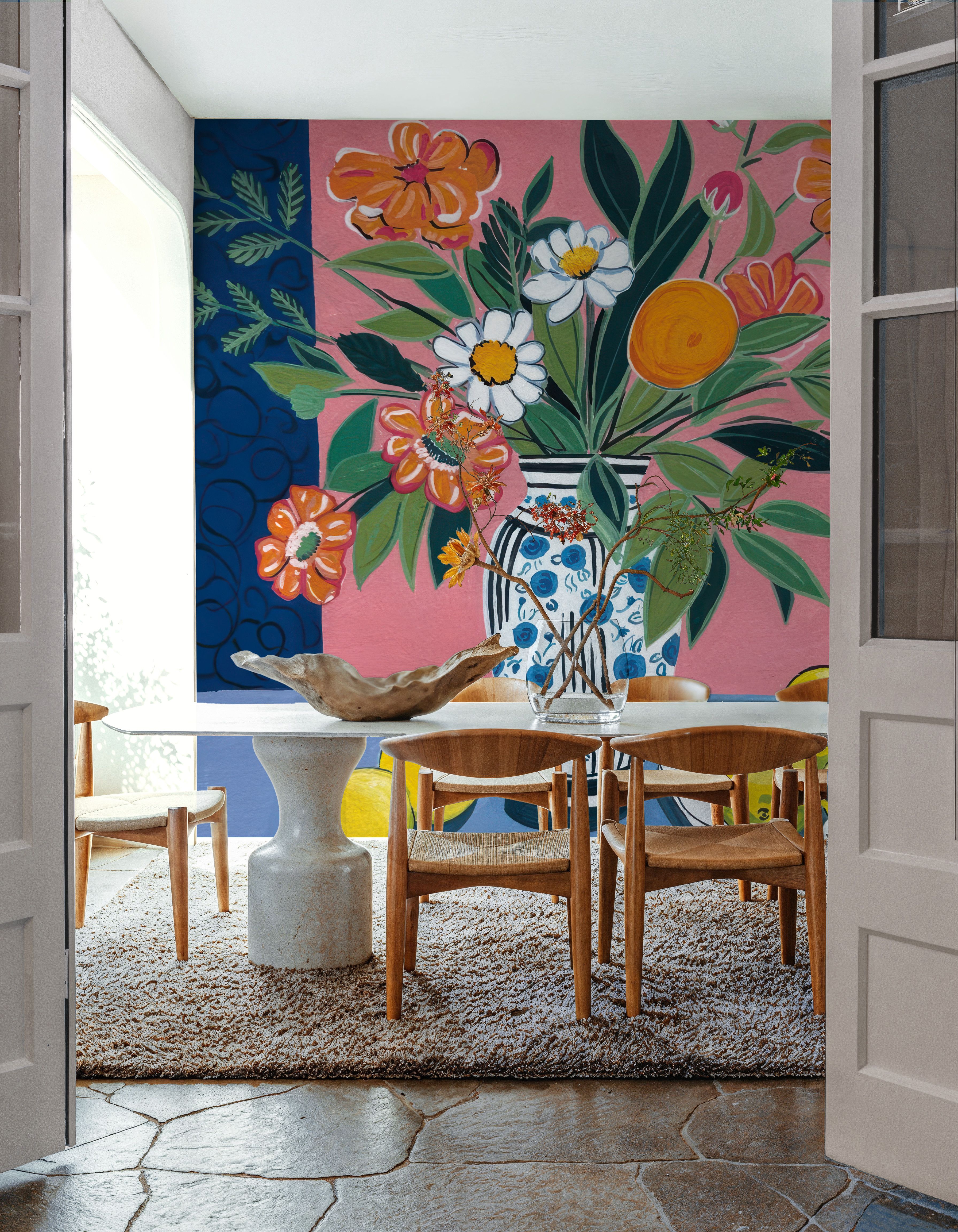Flower Still Life With Lemons