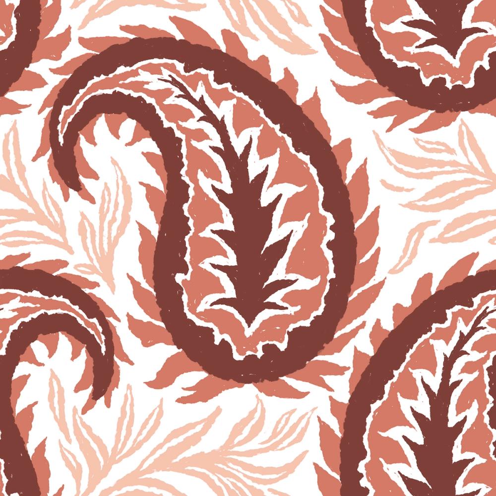 Botanical Paisley, Brick