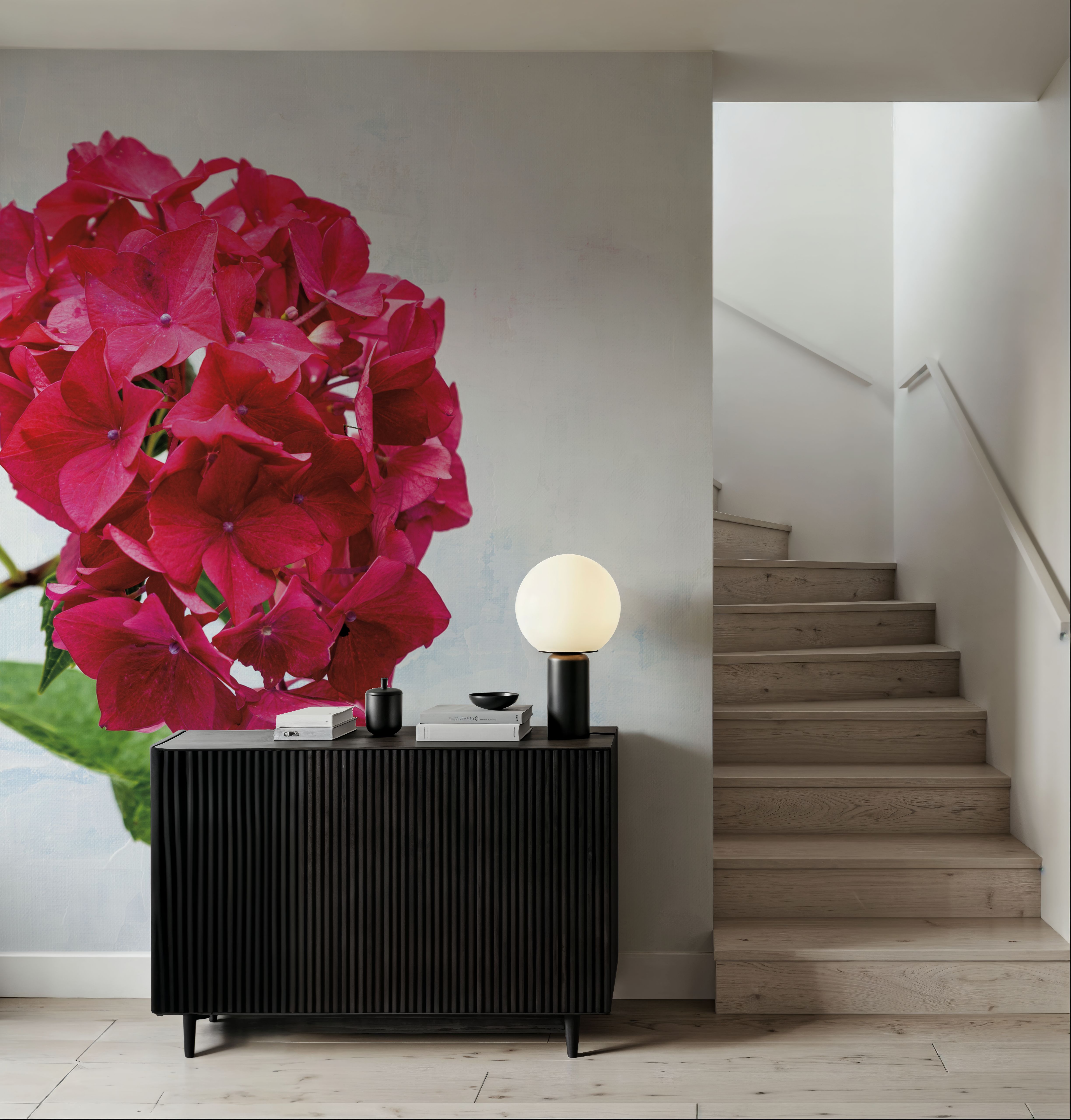 Bright Red Hydrangea